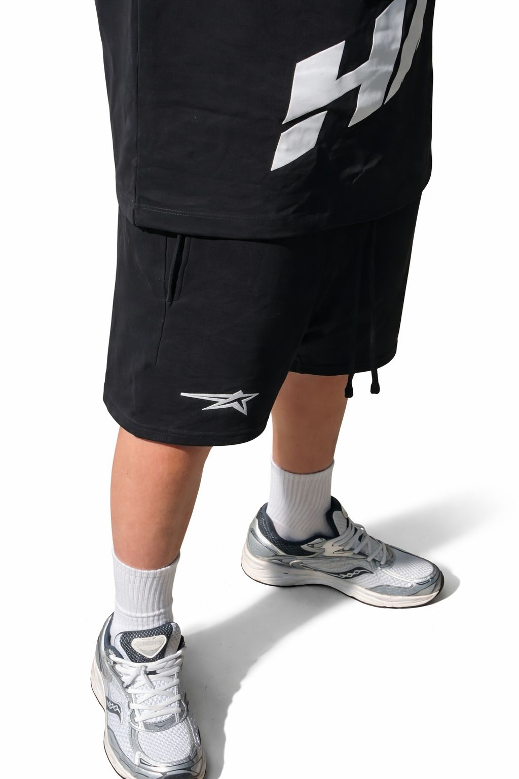 Ensemble Harlox T-shirt & Short Noir