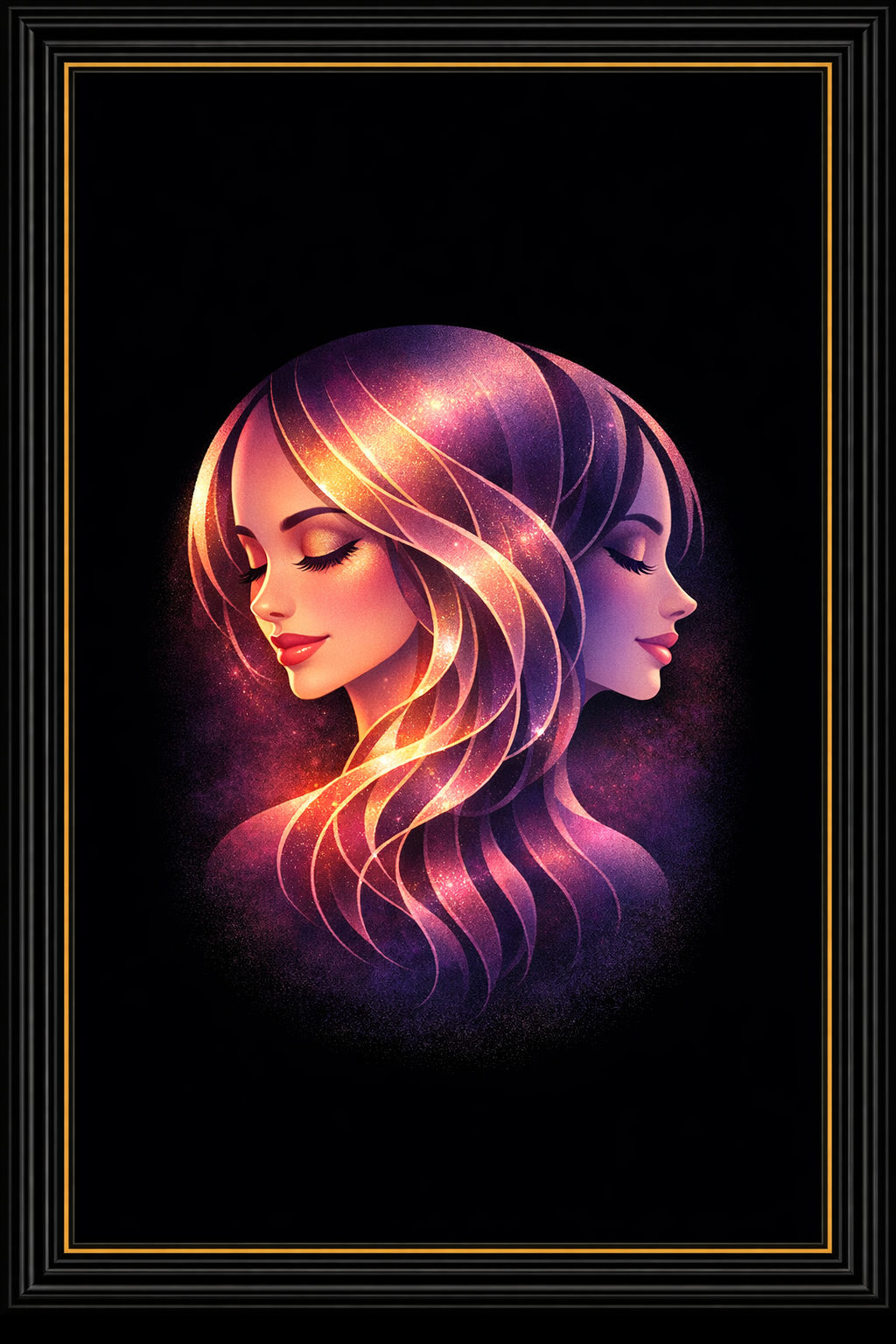 Violet Echo — introspection and resonance in deep violet and lilac light