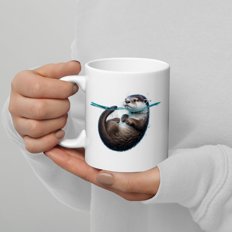 Otter Art Mug