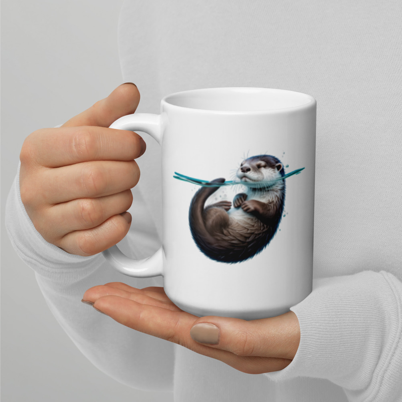 Otter Art Mug