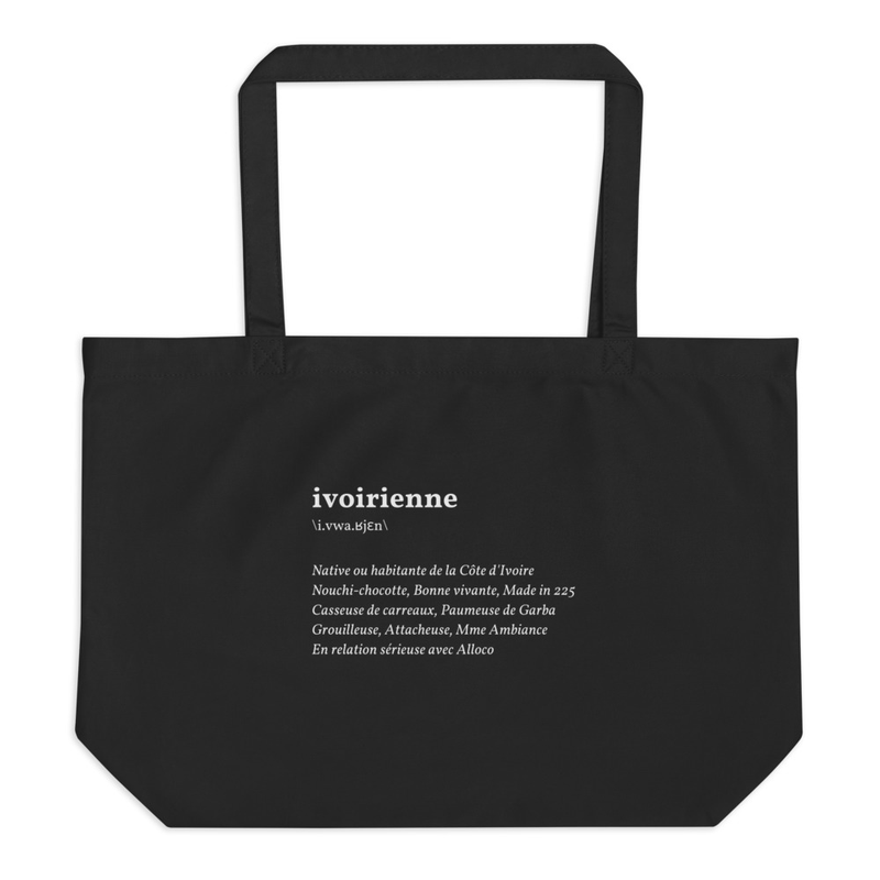 Tote bag grand format - Ivoirienne l SUA CI