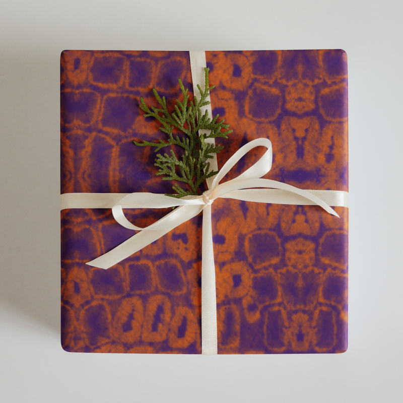 Papier Emballage Cadeau - Côte d'Ivoire  Imprimé Tissu traditionnel Dida Vintage Ivoirien