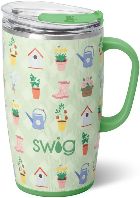 Swig Garden-Themed Insulated Mug