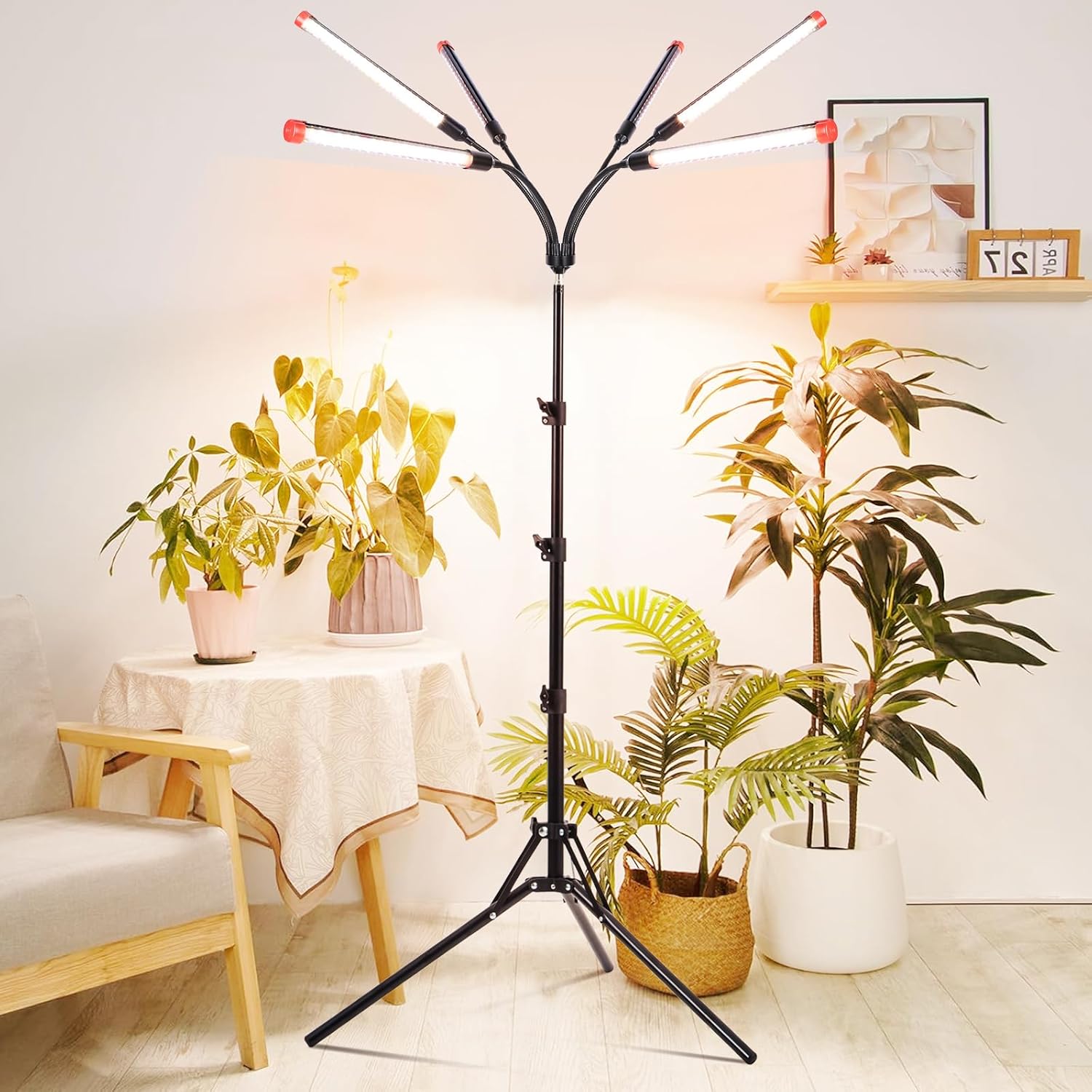 Adjustable LED Grow Light Stand