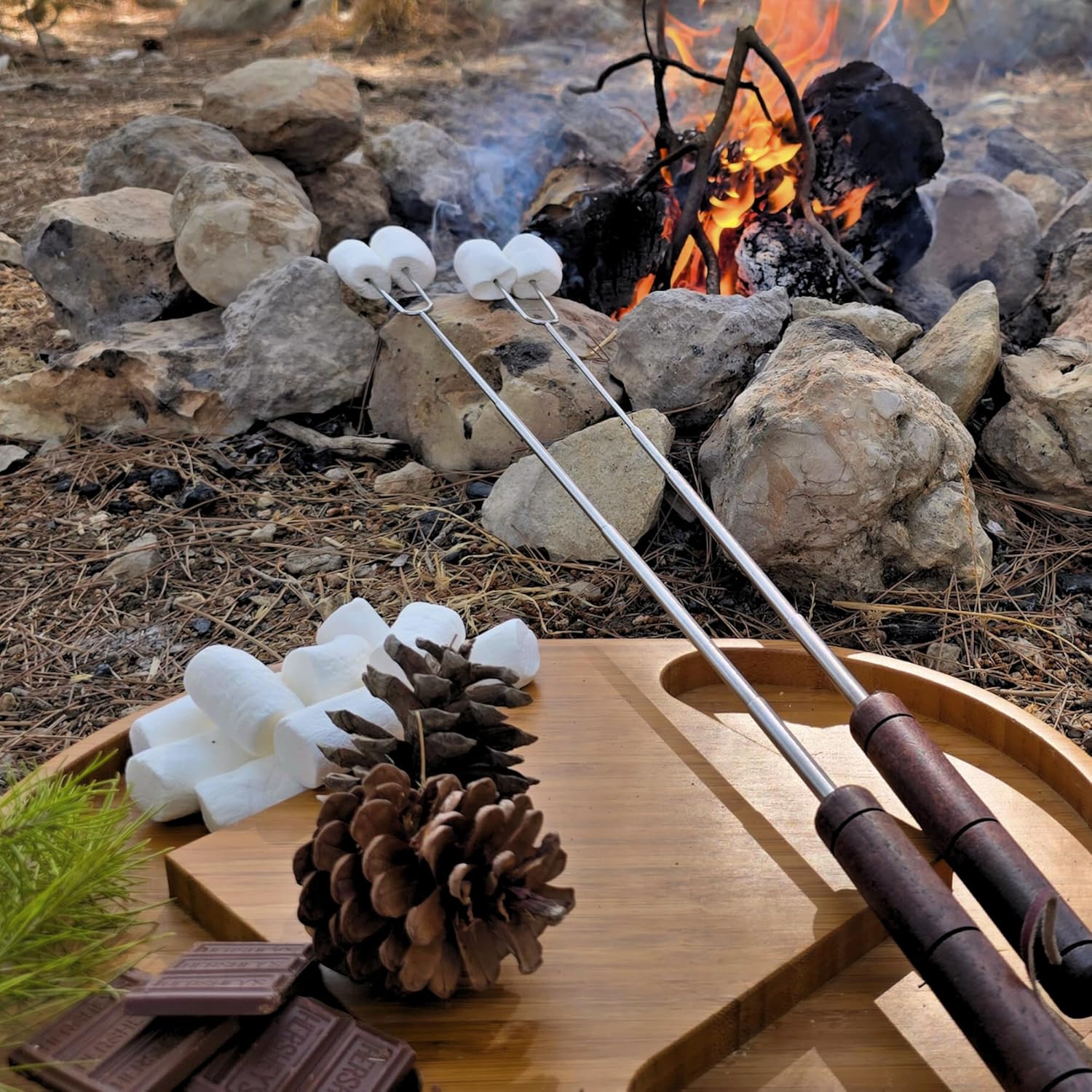 Extendable Marshmallow Roasting Sticks