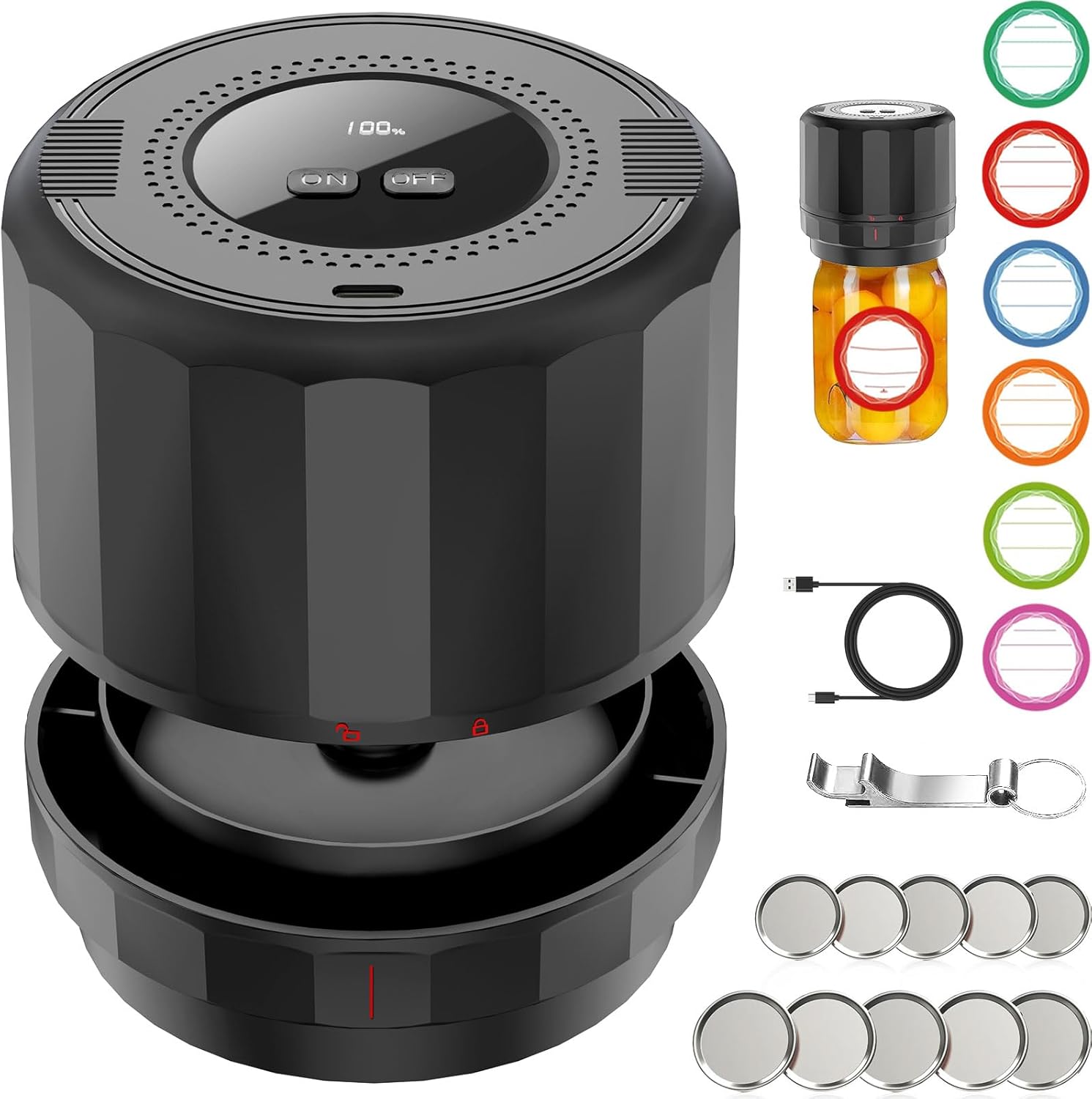 Electric Mason Jar Vacuum Sealer