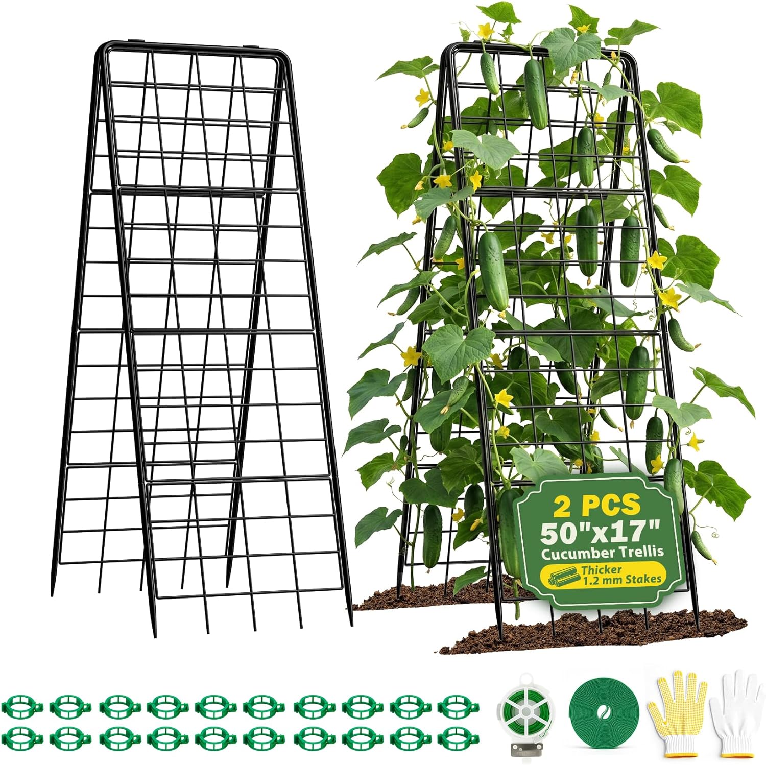 Heavy Duty Metal Trellis Set