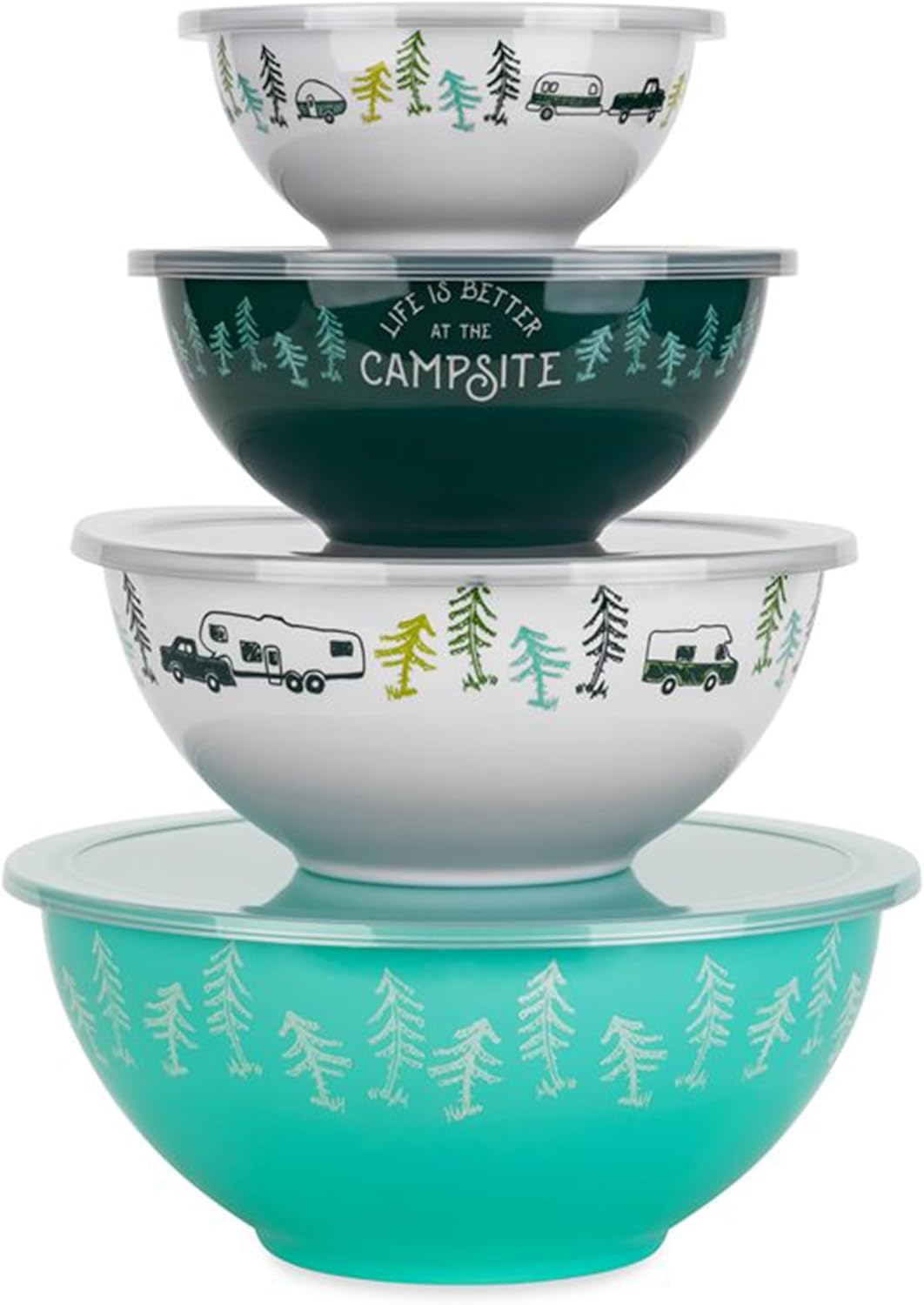 Camping-Themed Mixing Bowl Set