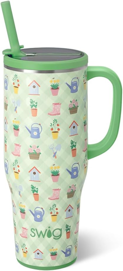 Garden-Themed Travel Mug 40oz