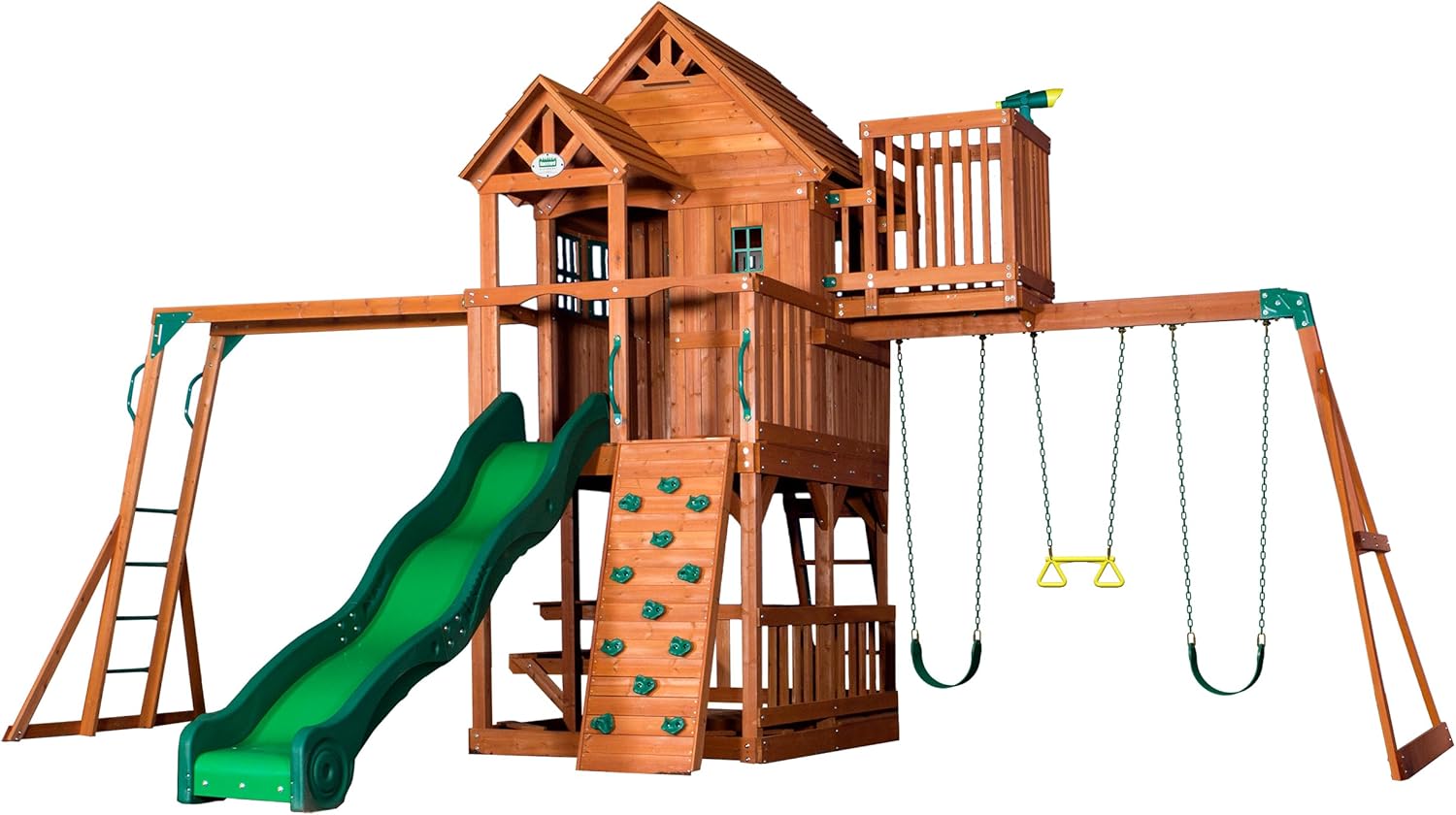 Deluxe Cedar Outdoor Playset
