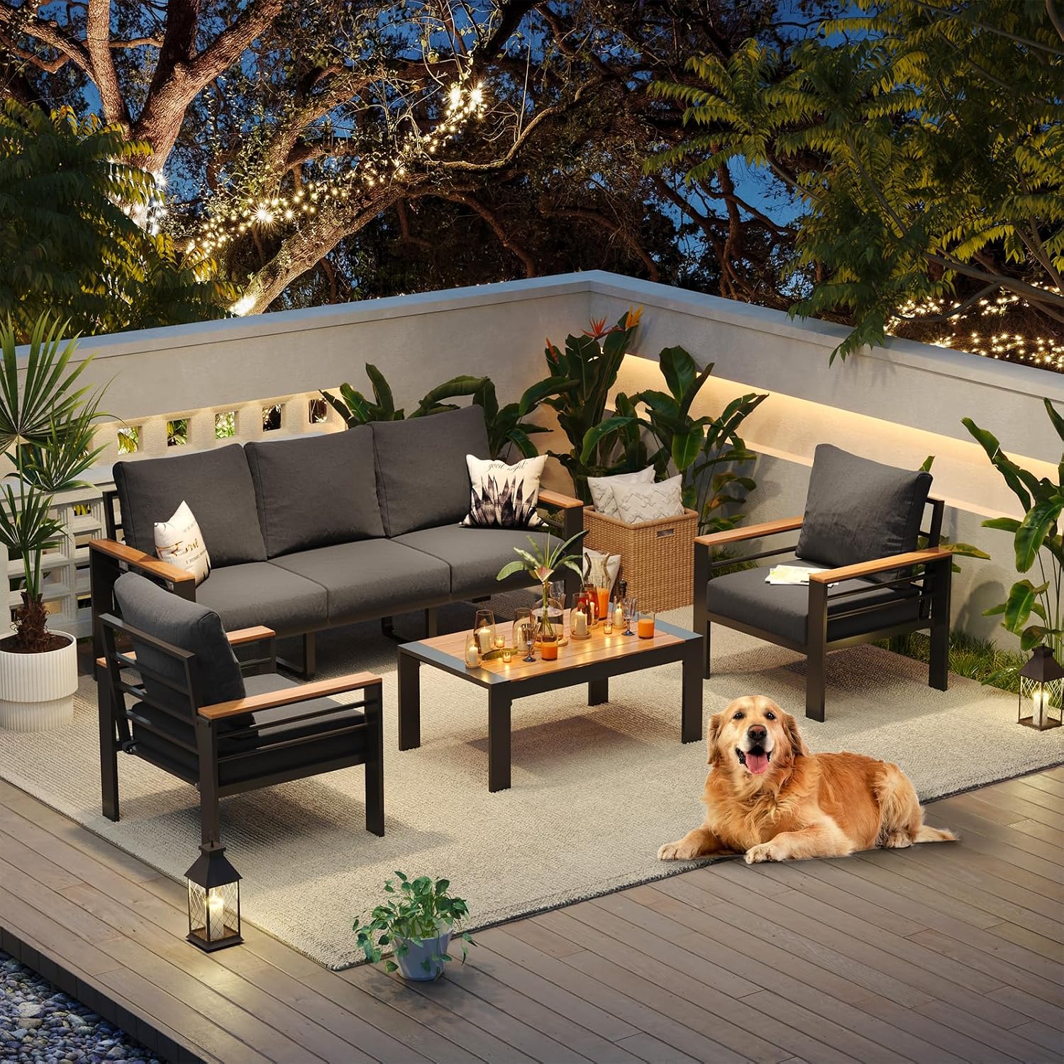 Outdoor Patio Sofa Set
