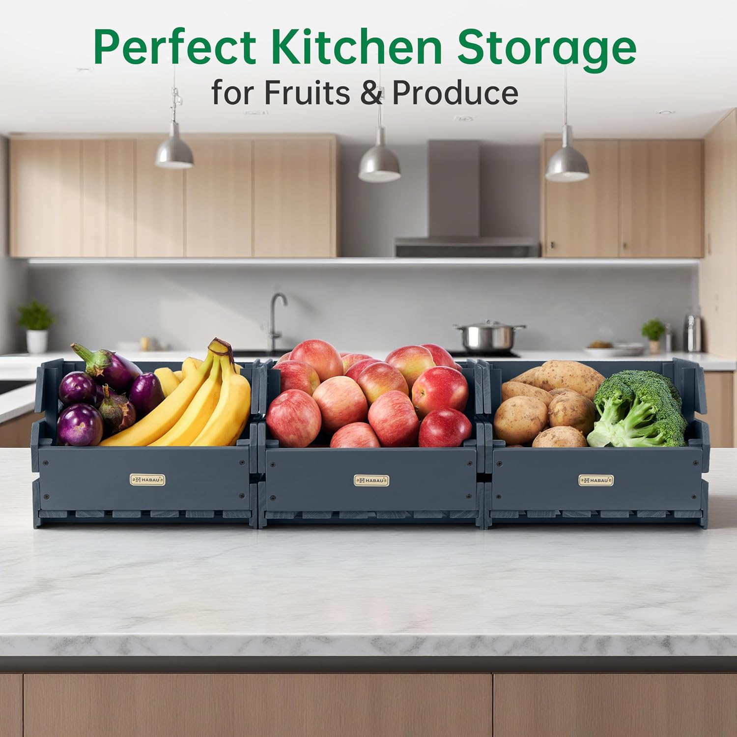 Stackable Vegetable & Fruit Bins