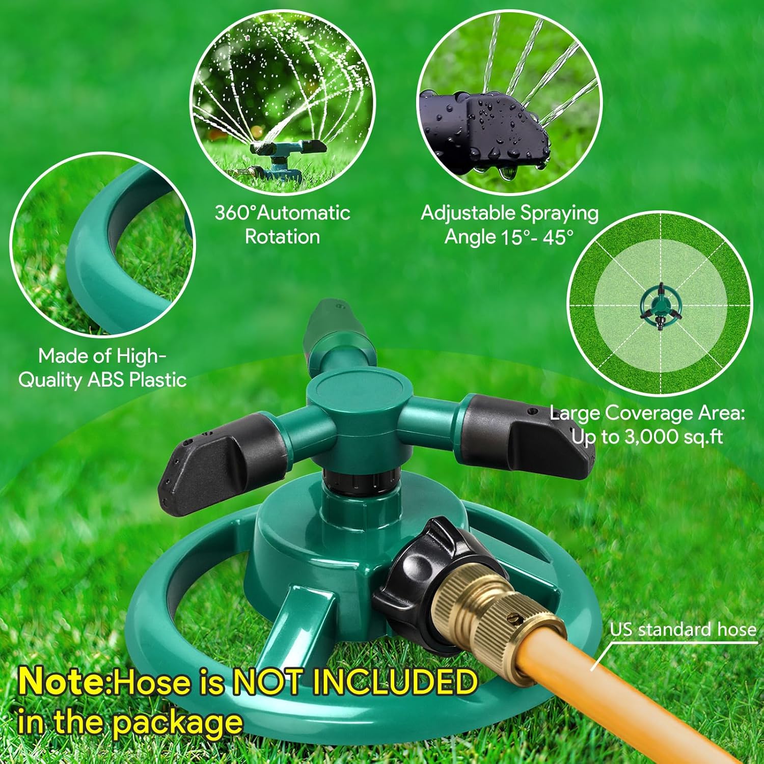Rotating Lawn Sprinkler