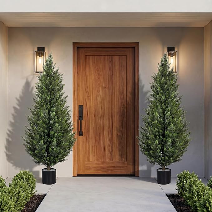 Faux Cedar Topiary