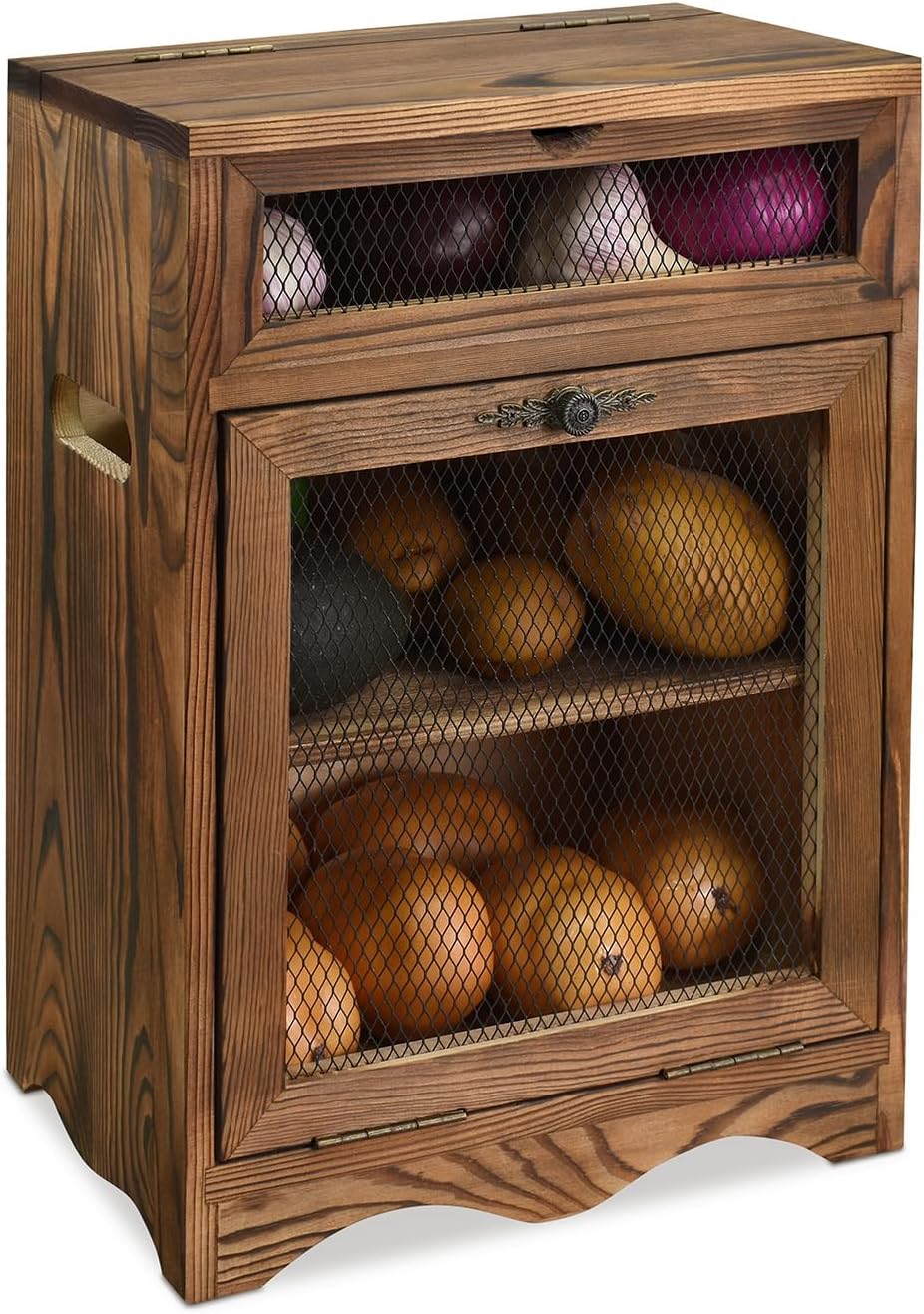 Wooden Vegetable Storage Bin