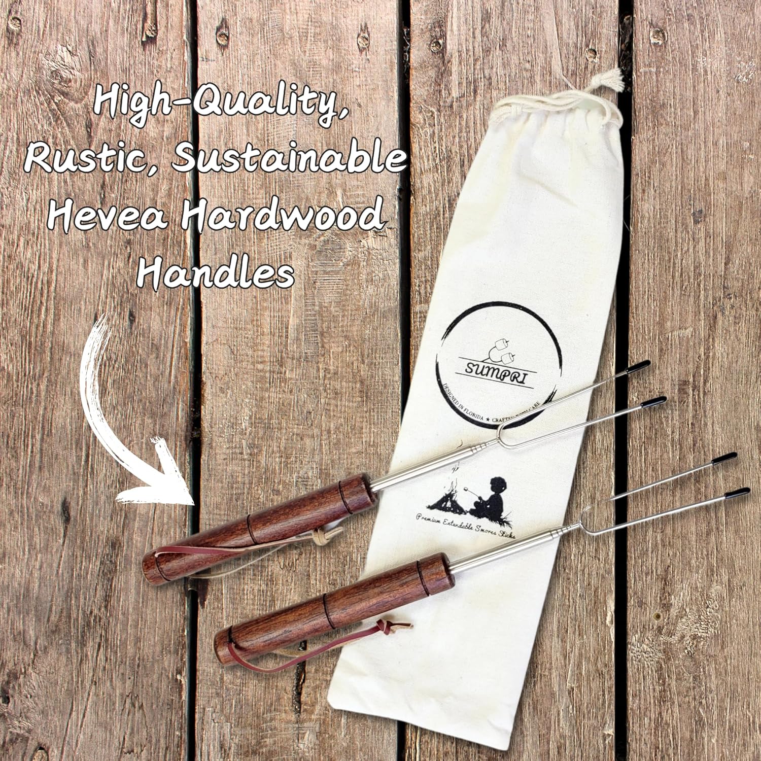 Extendable Marshmallow Roasting Sticks