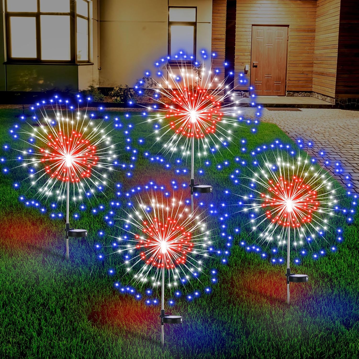 LED Firework Solar Garden Lights