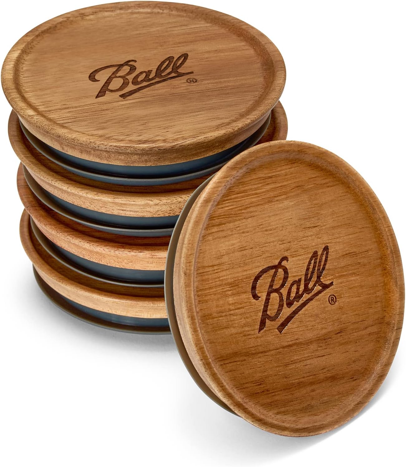Ball Wooden Lid Set