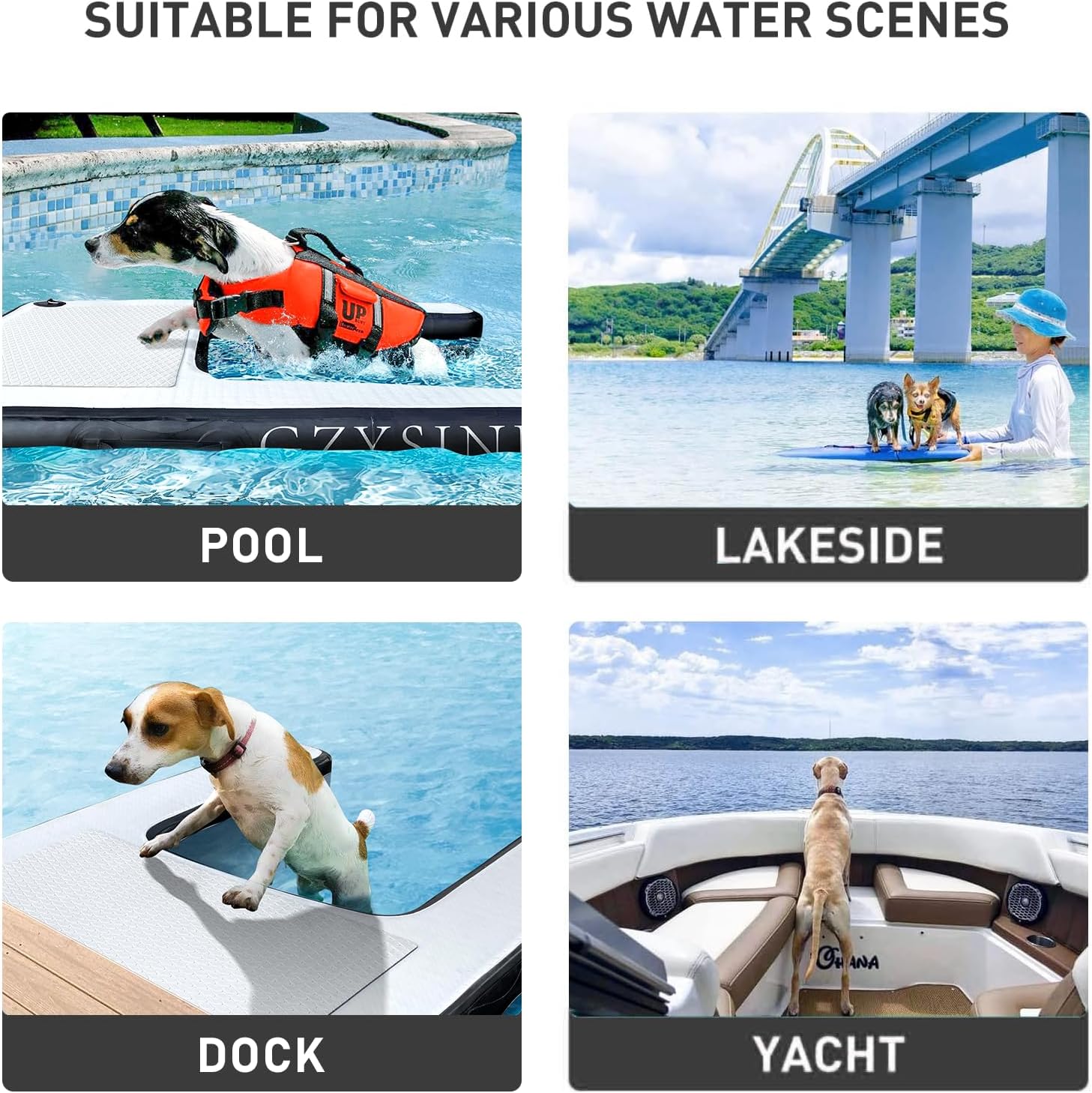 Inflatable Dog Water Ramp