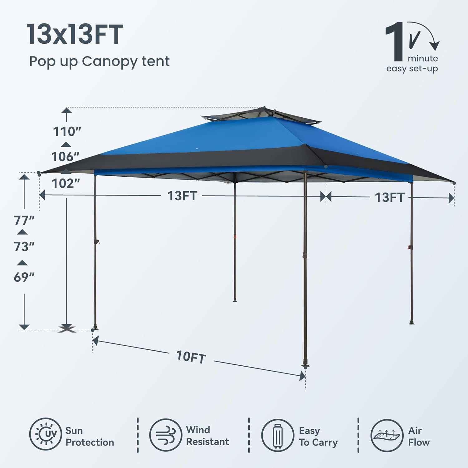 13 x 13 Outdoor Canopy Tent