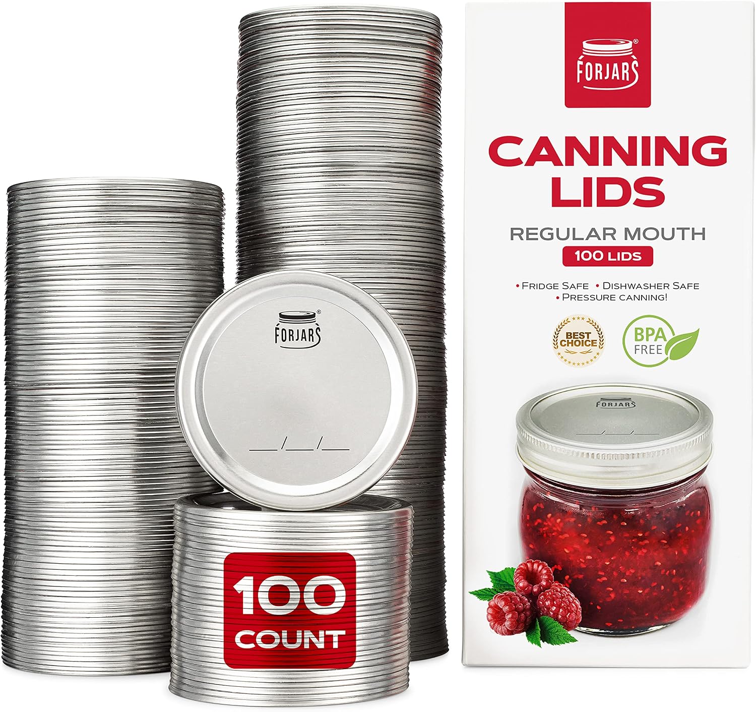 Regular Mouth Canning Lids (100 Count)