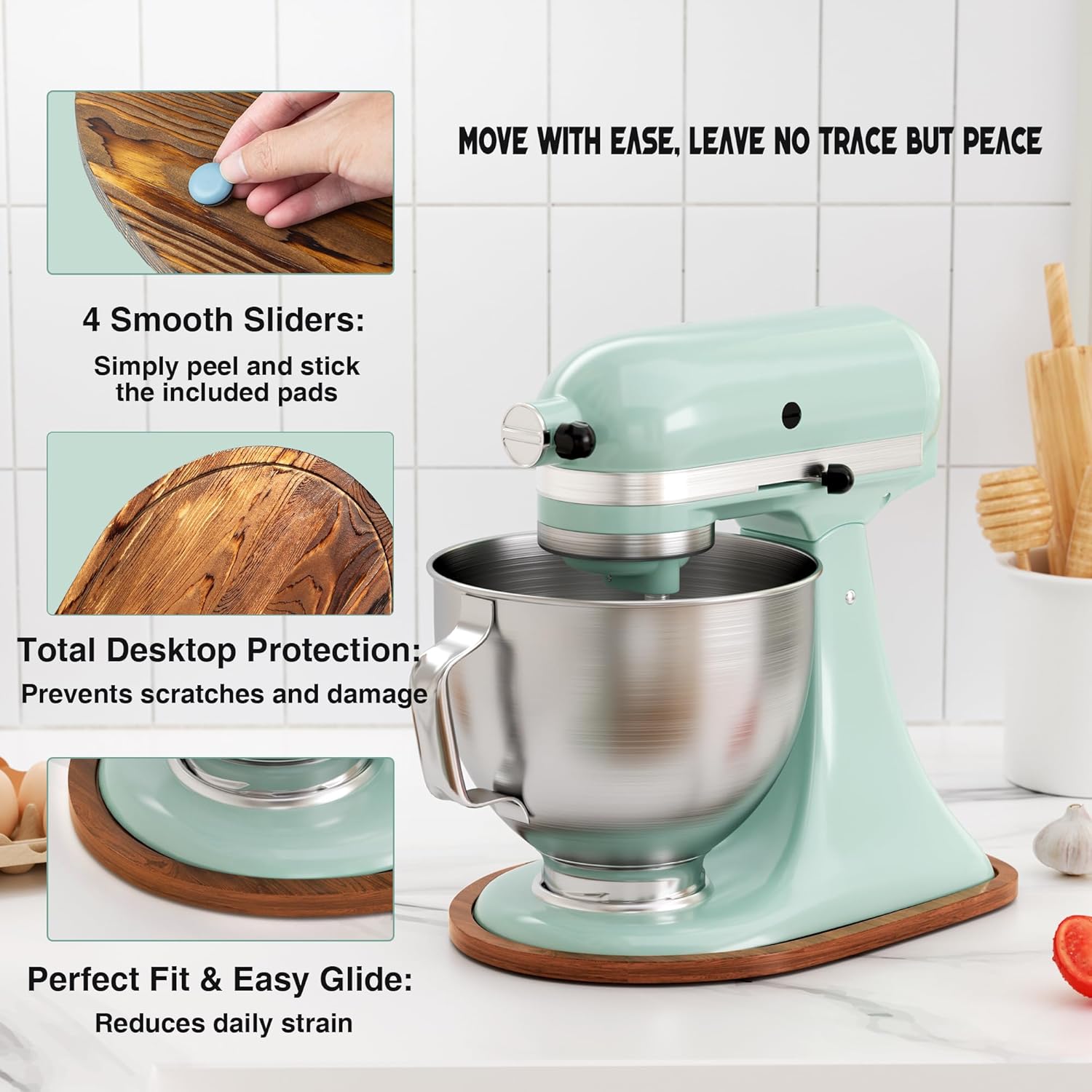 Wooden Mixer Sliding Board