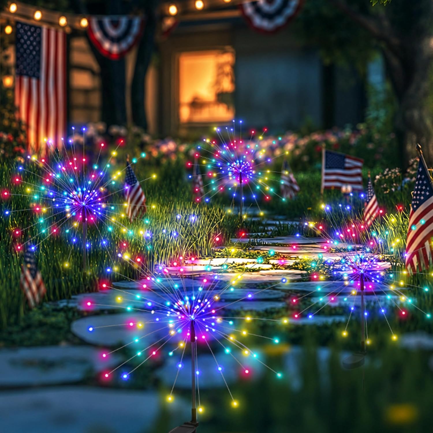 LED Garden Firework Lights