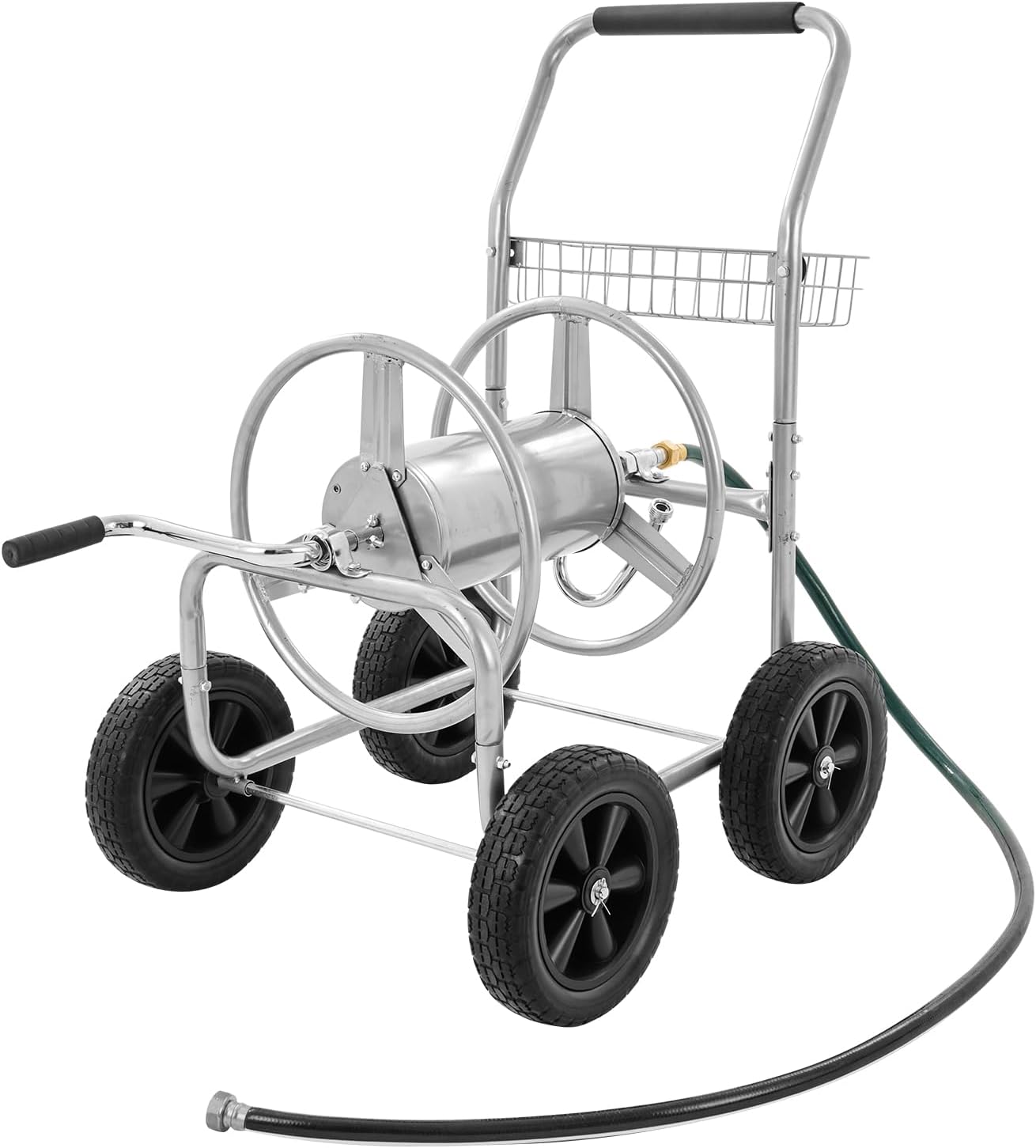 Heavy-Duty Garden Hose Reel Cart
