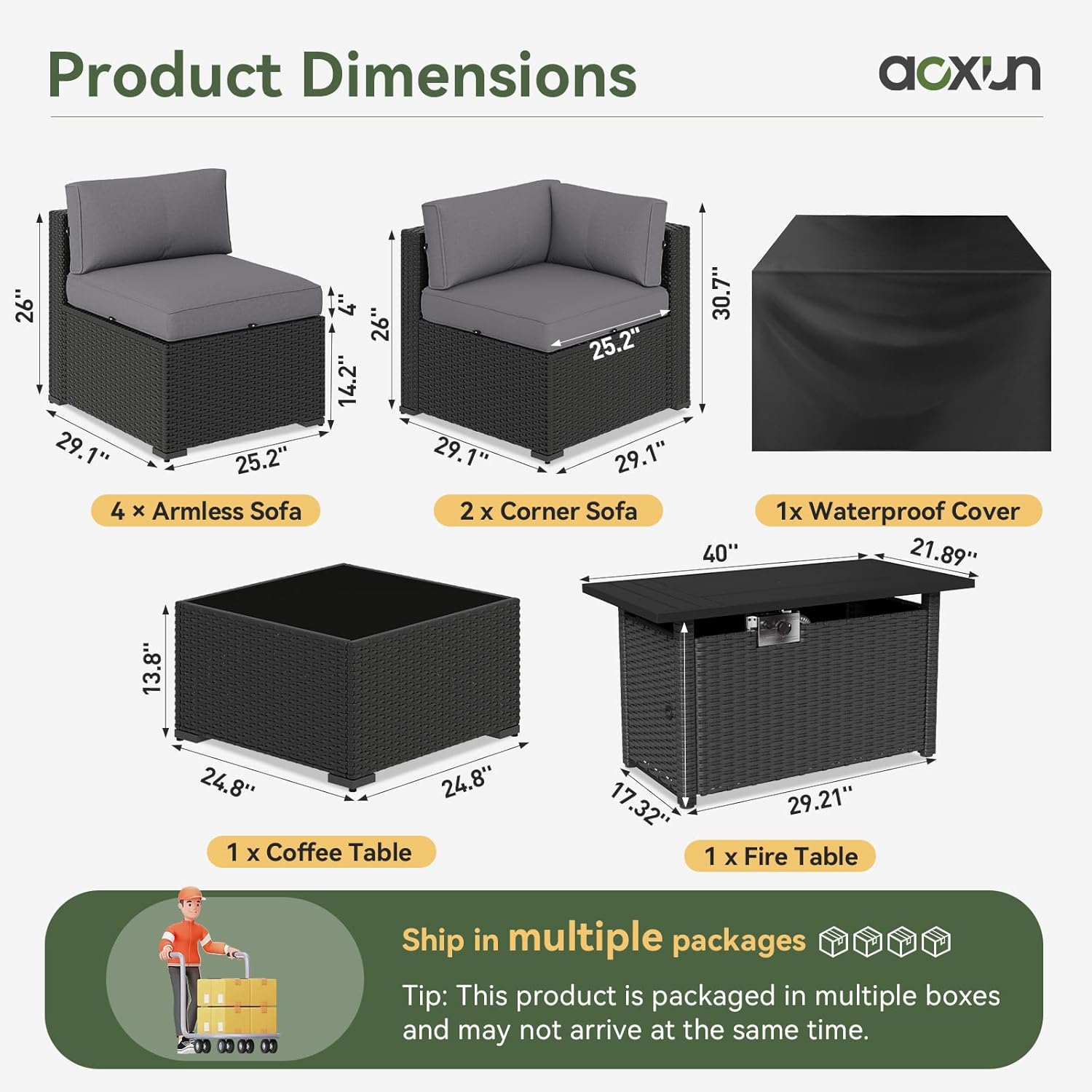 Outdoor Patio Furniture Set