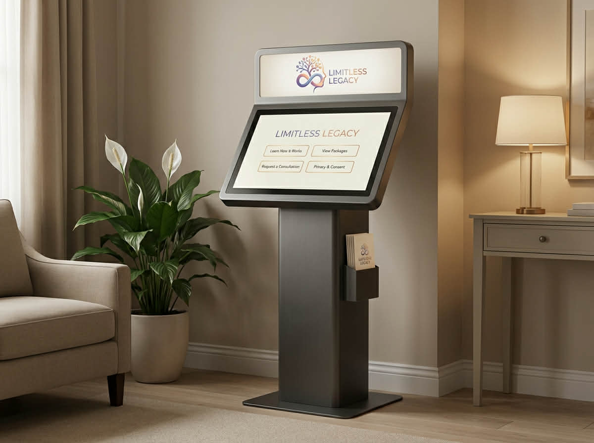 Interactive Digital Information Kiosk