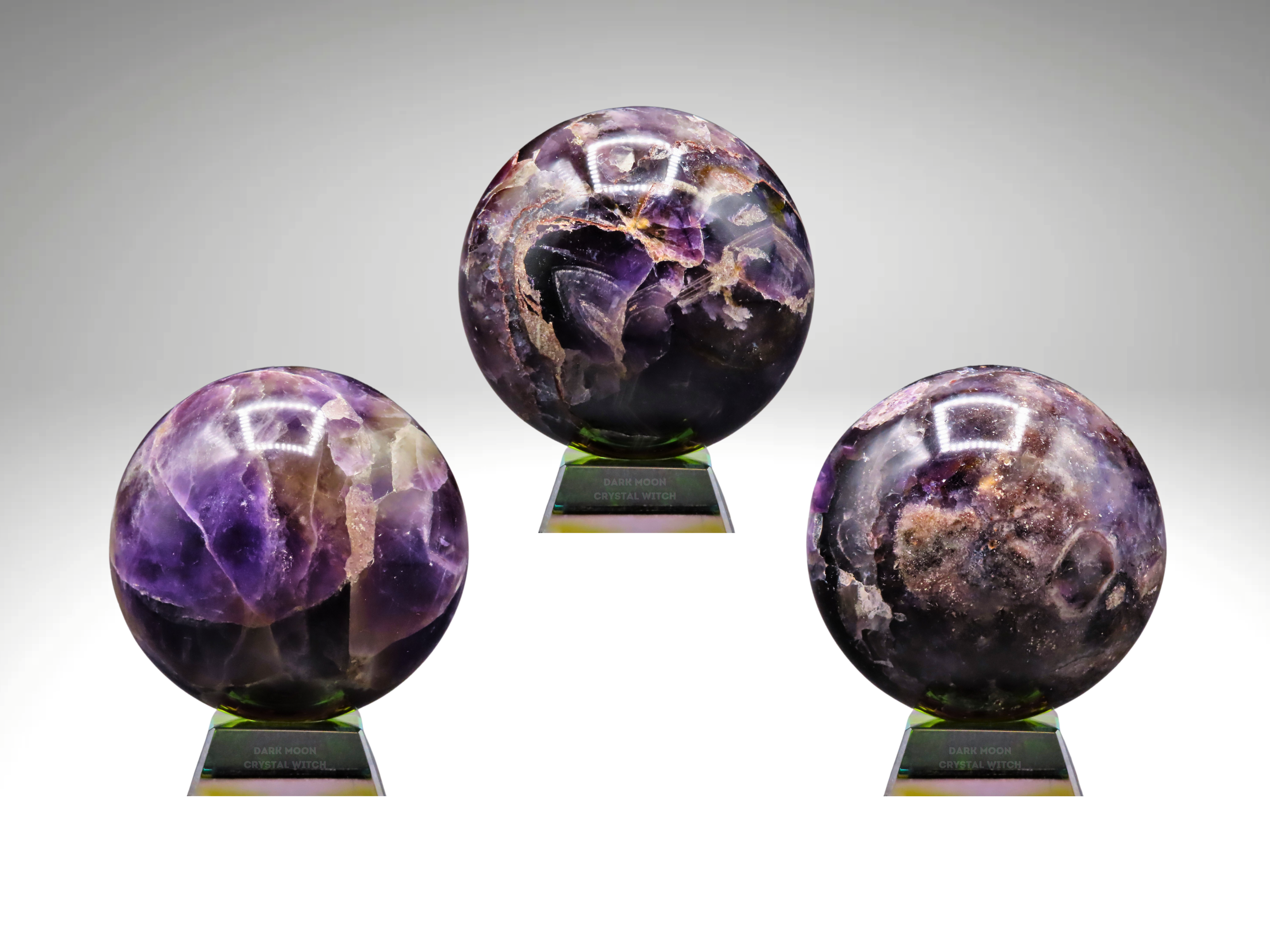 Dream Amethyst Crystal Sphere with Stand (40mm-50mm)