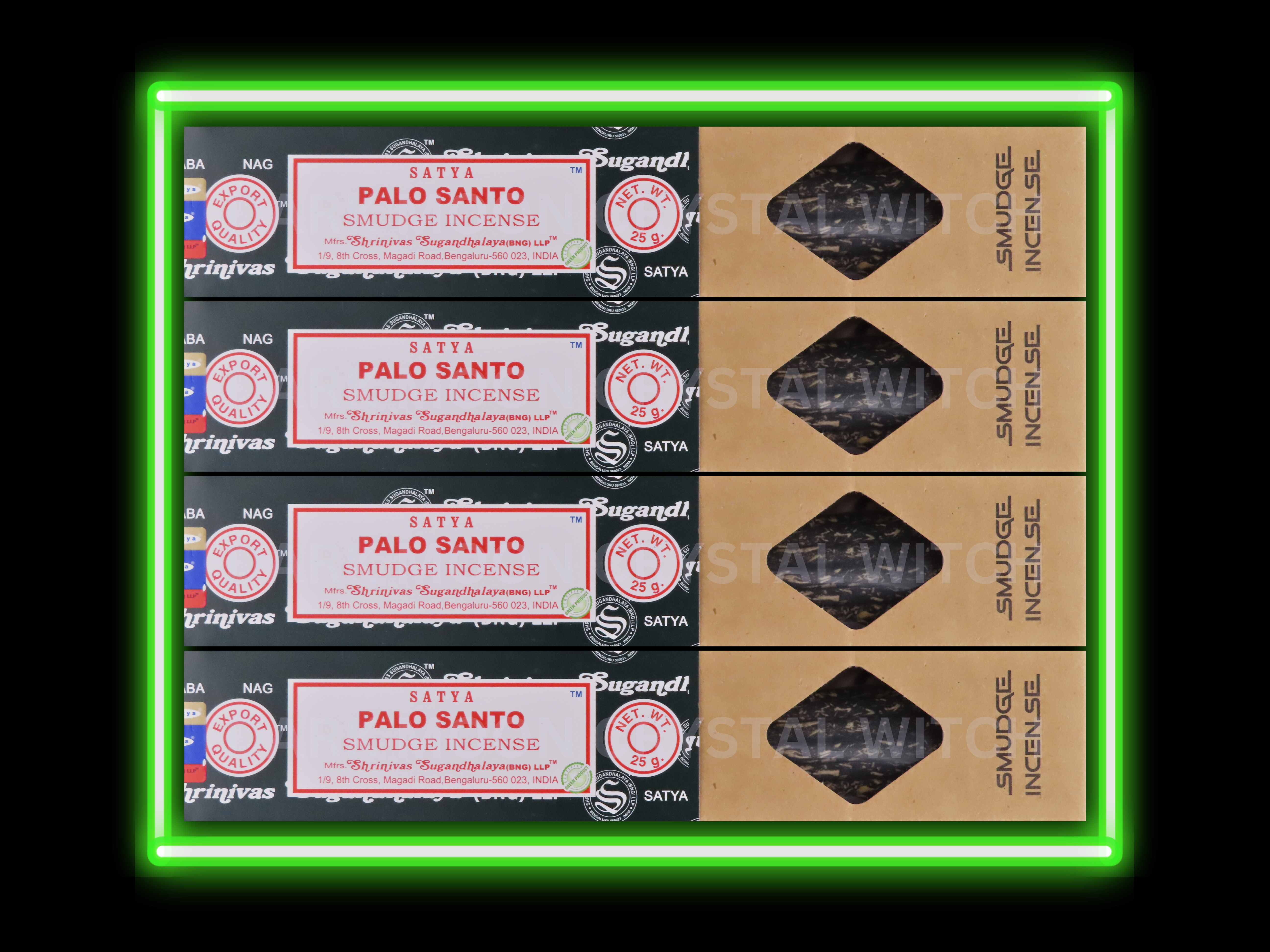 Smudge Incense Sticks (25 gram pack), Palo Santo, Sandalwood, White Sage & More