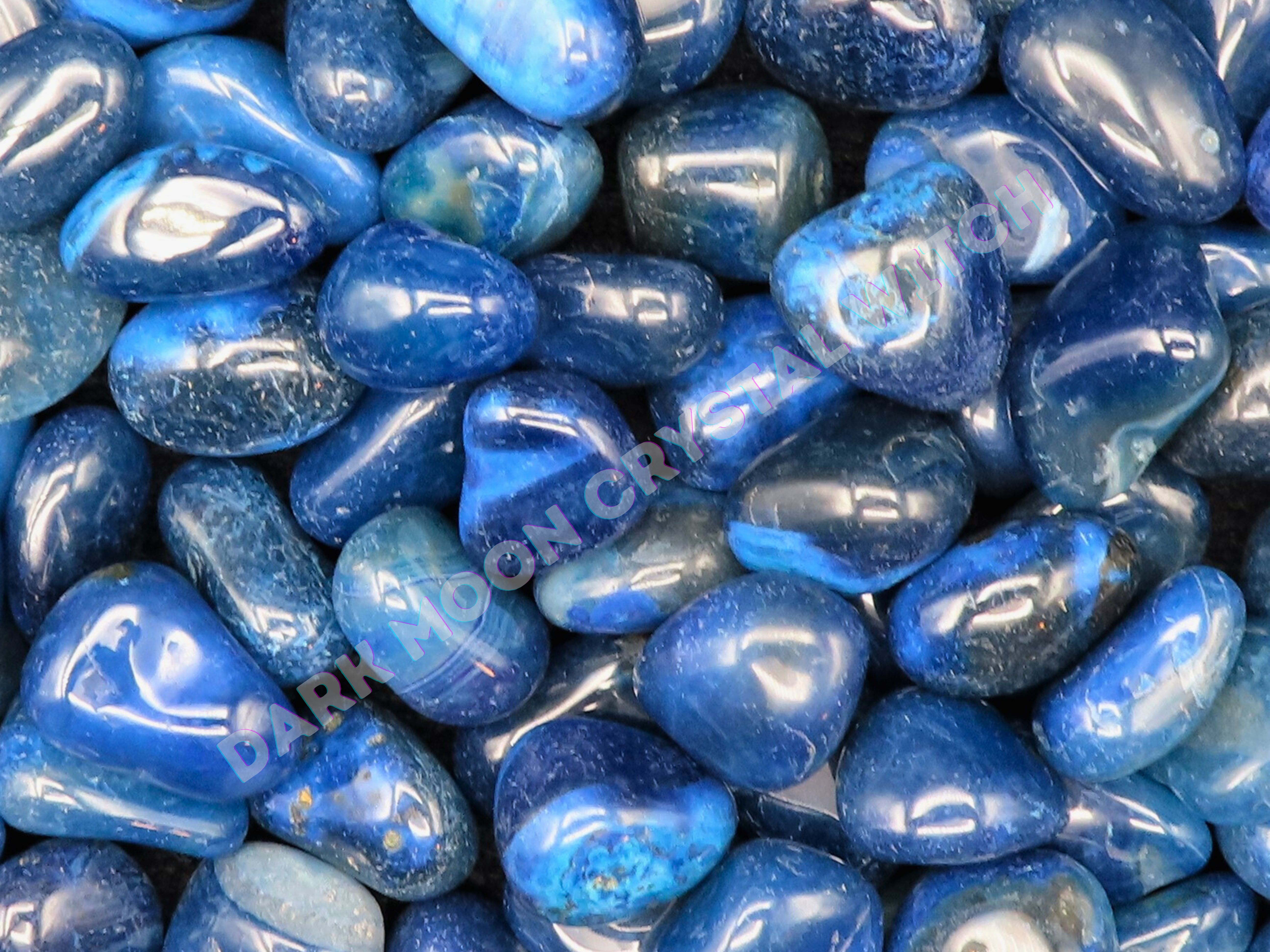 Blue Agate (3 Stones)