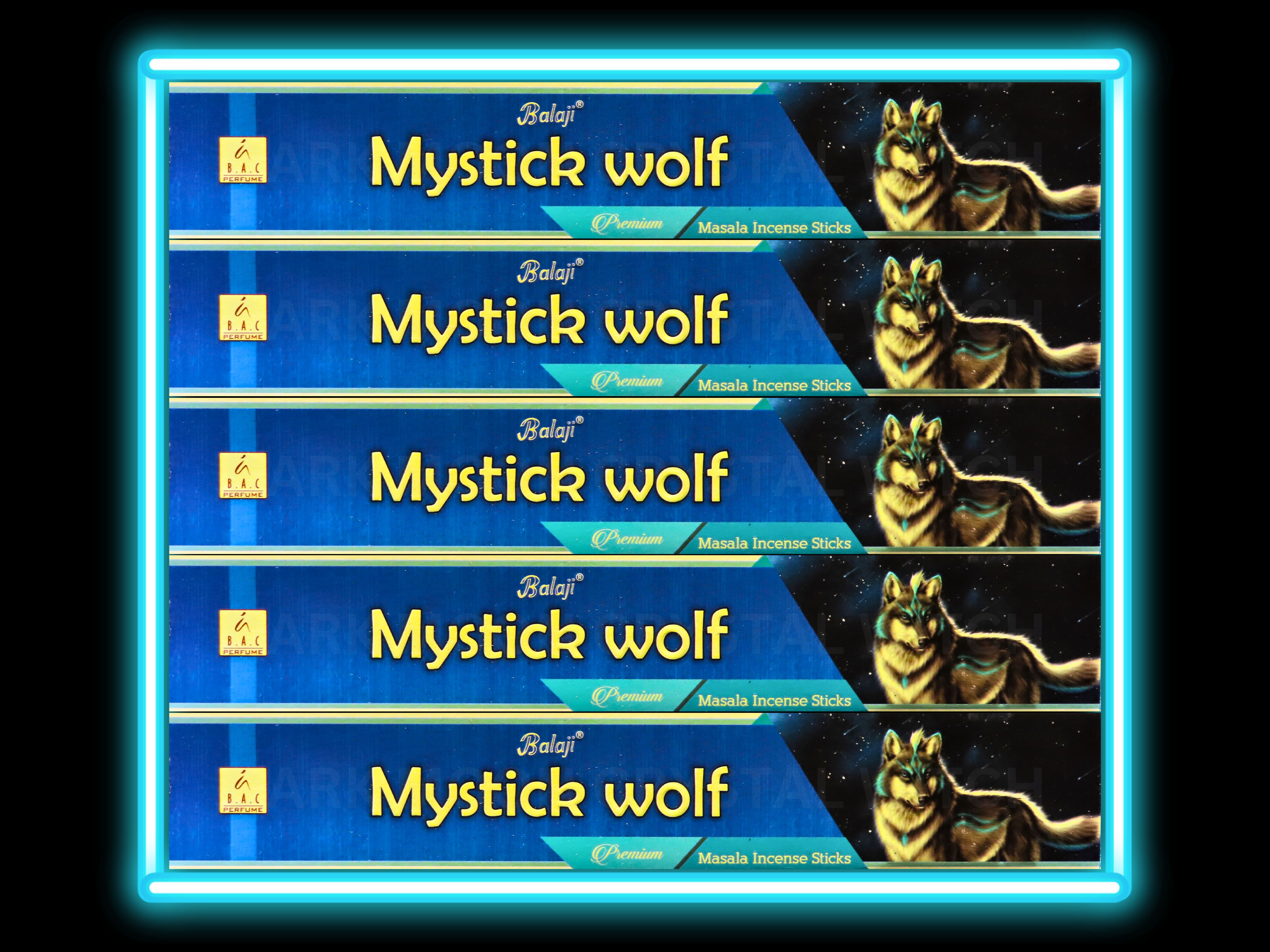 Mystick Wolf Incense Sticks (15 gram pack)