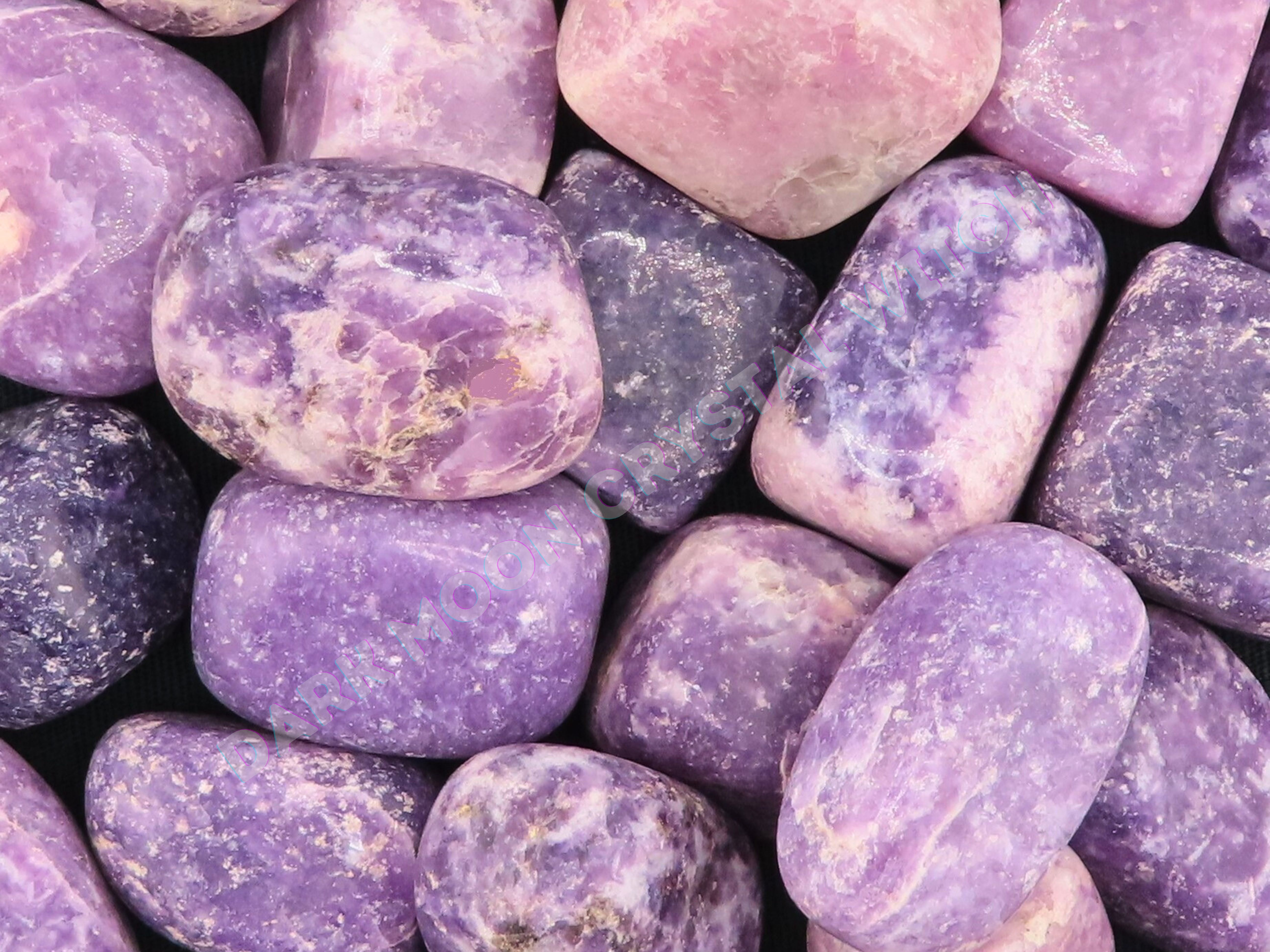 Lepidolite (3 Stones), Healing Crystals