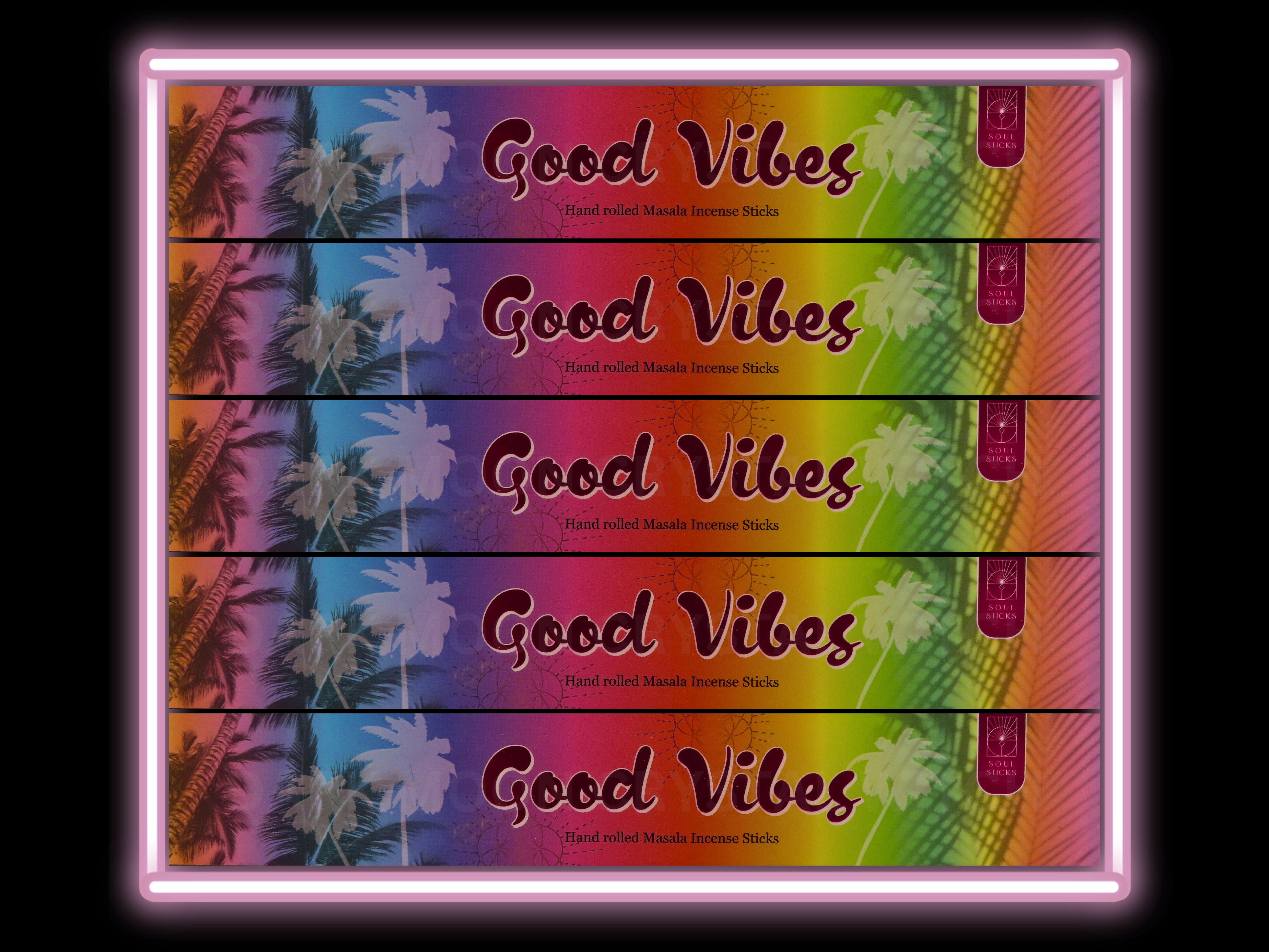 Good Vibes Incense Sticks (15 Gram Pack)
