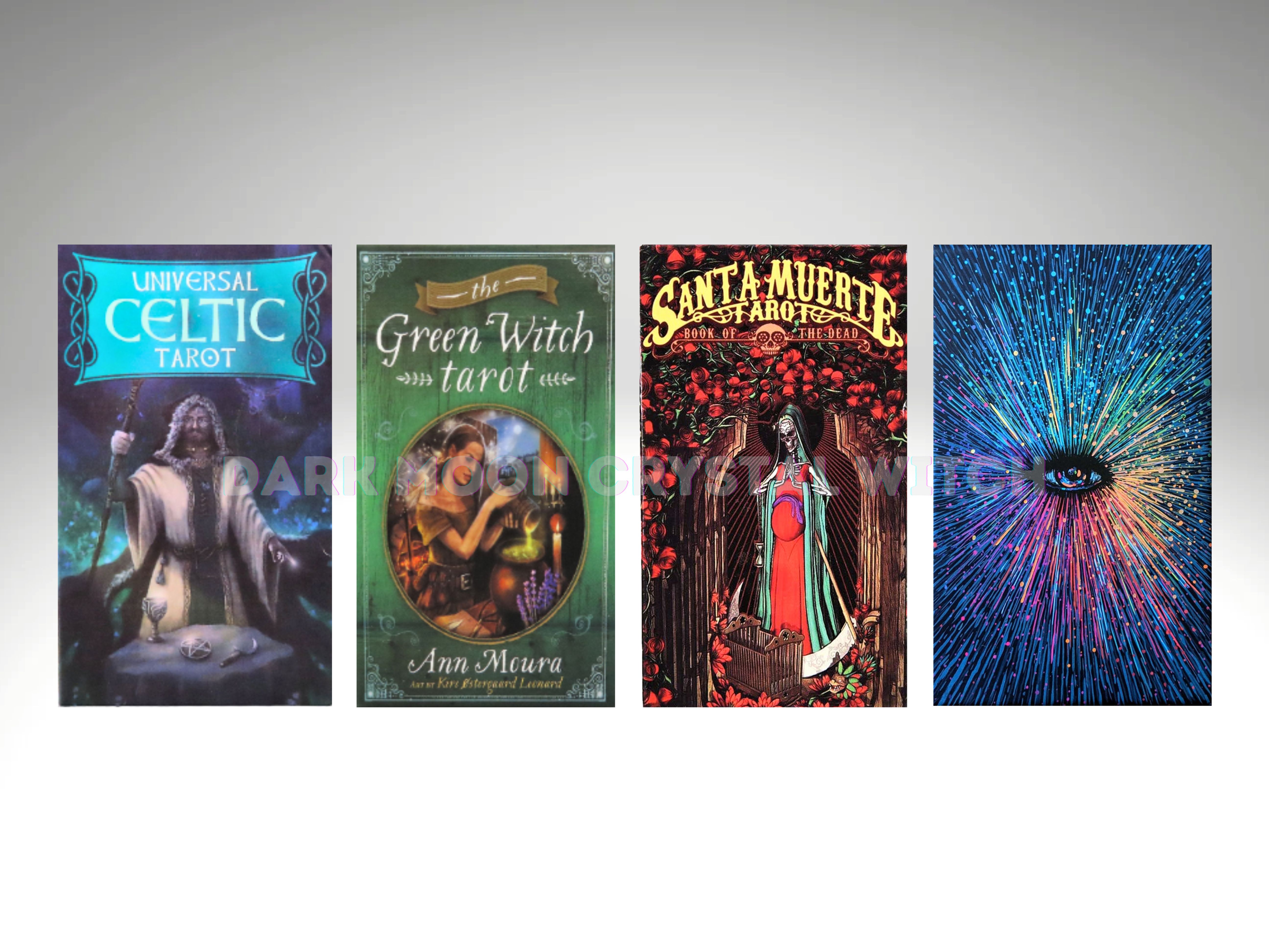 Assorted Tarot Card Decks, Green Witch, Celtic, Santa Muerte & More