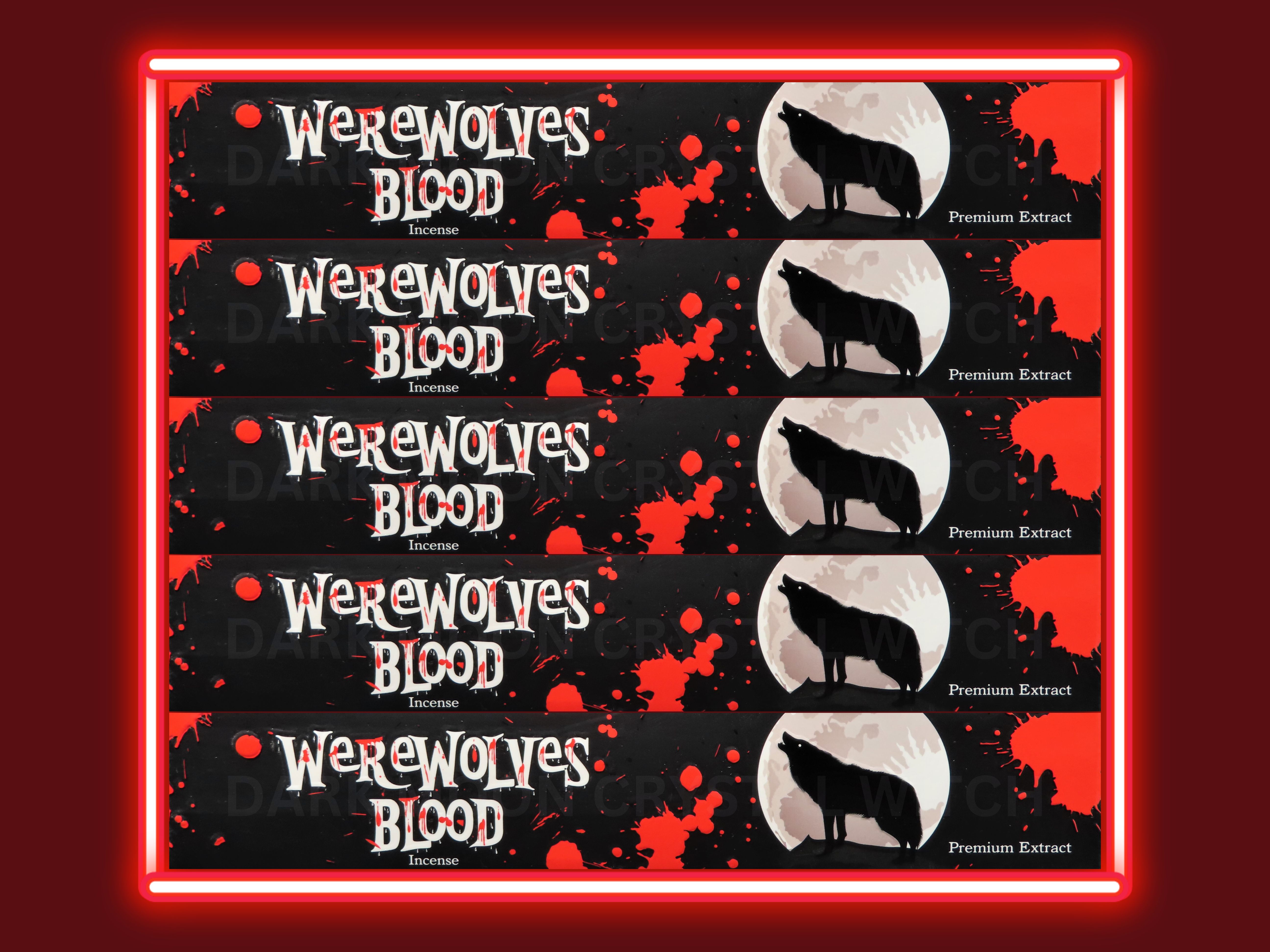 Werewolves Blood Incense Sticks (15 gram pack)