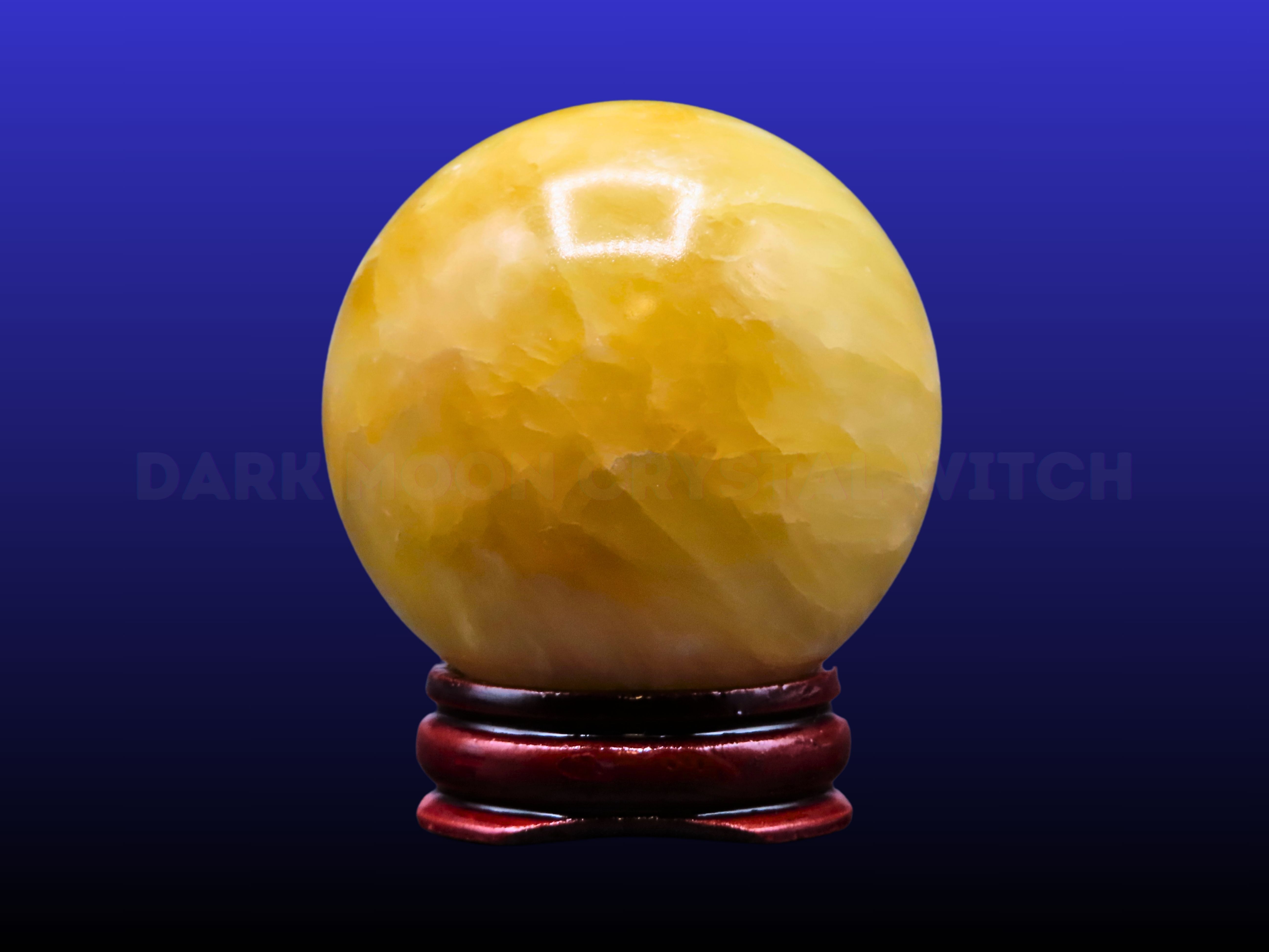 Assorted Crystal Gemstone Spheres (50mm) with Stand