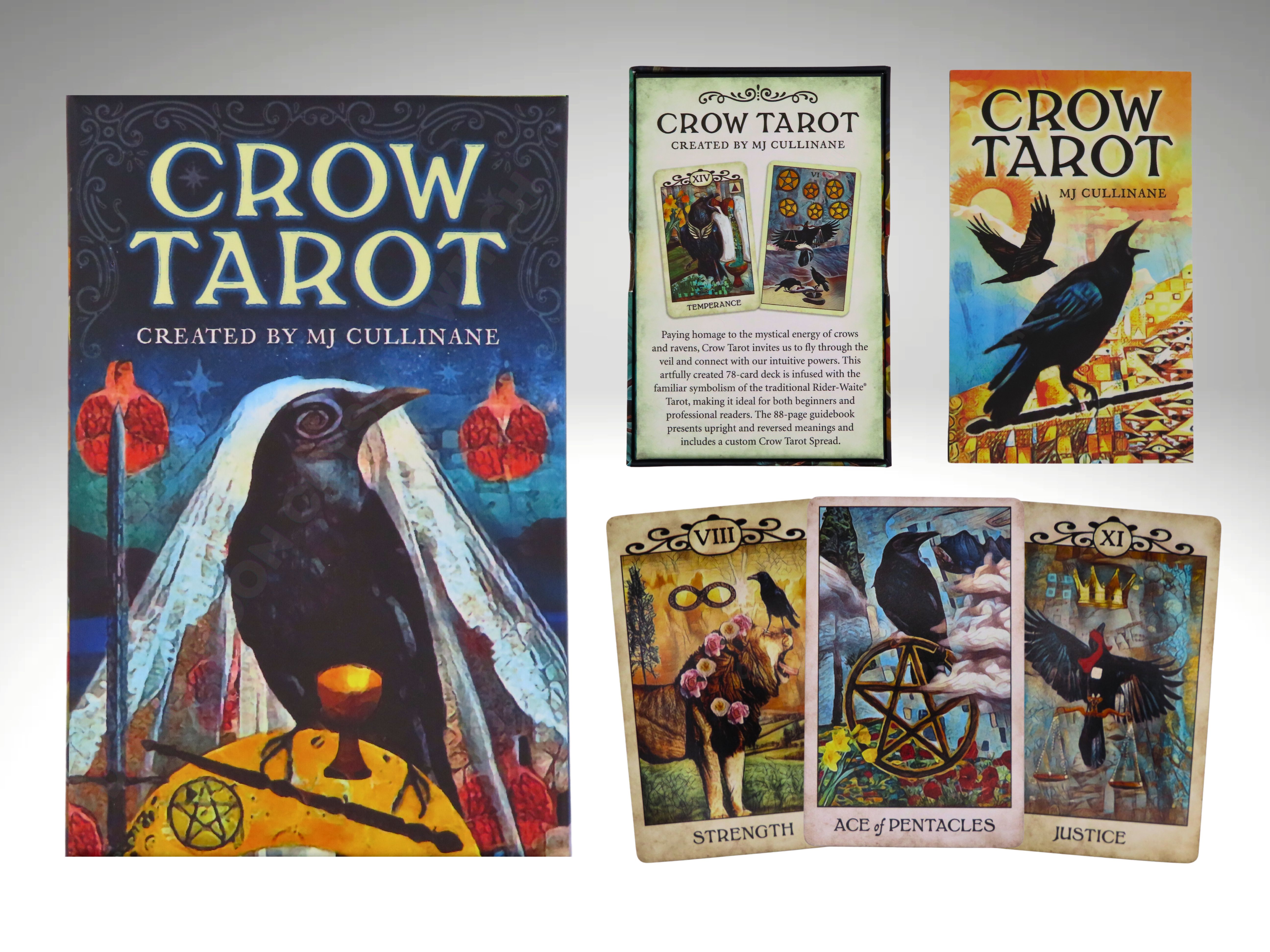 The Crow Tarot Card Box Set (Deck & Book)