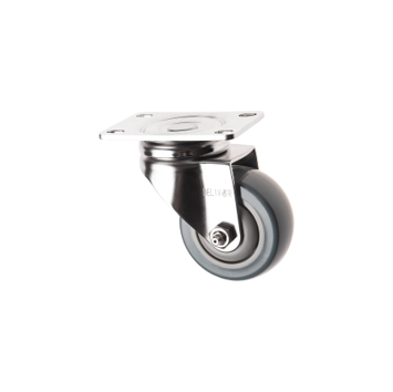 Rueda giratoria de placa