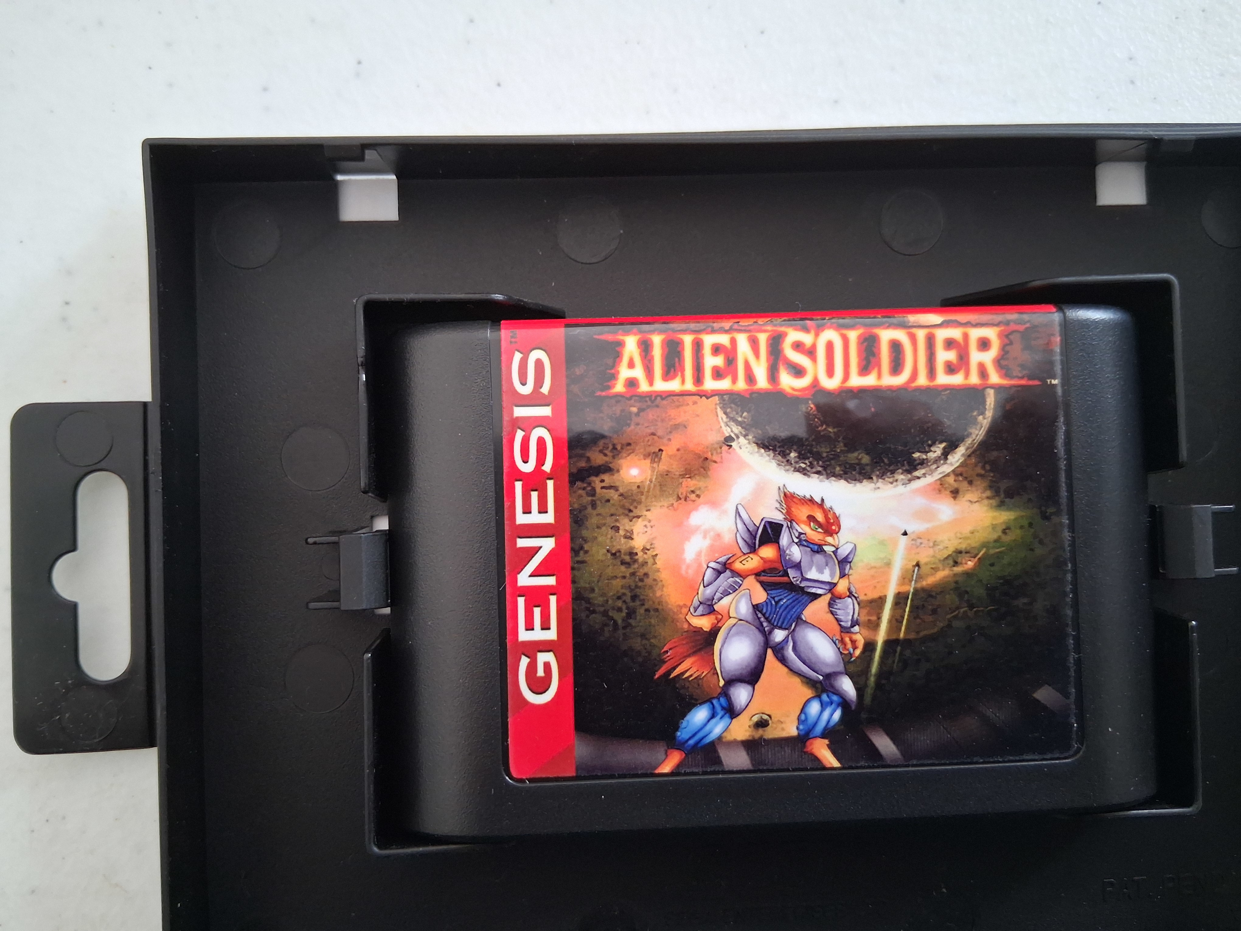 Alien Soldier in CASE - SEGA Genesis US Version