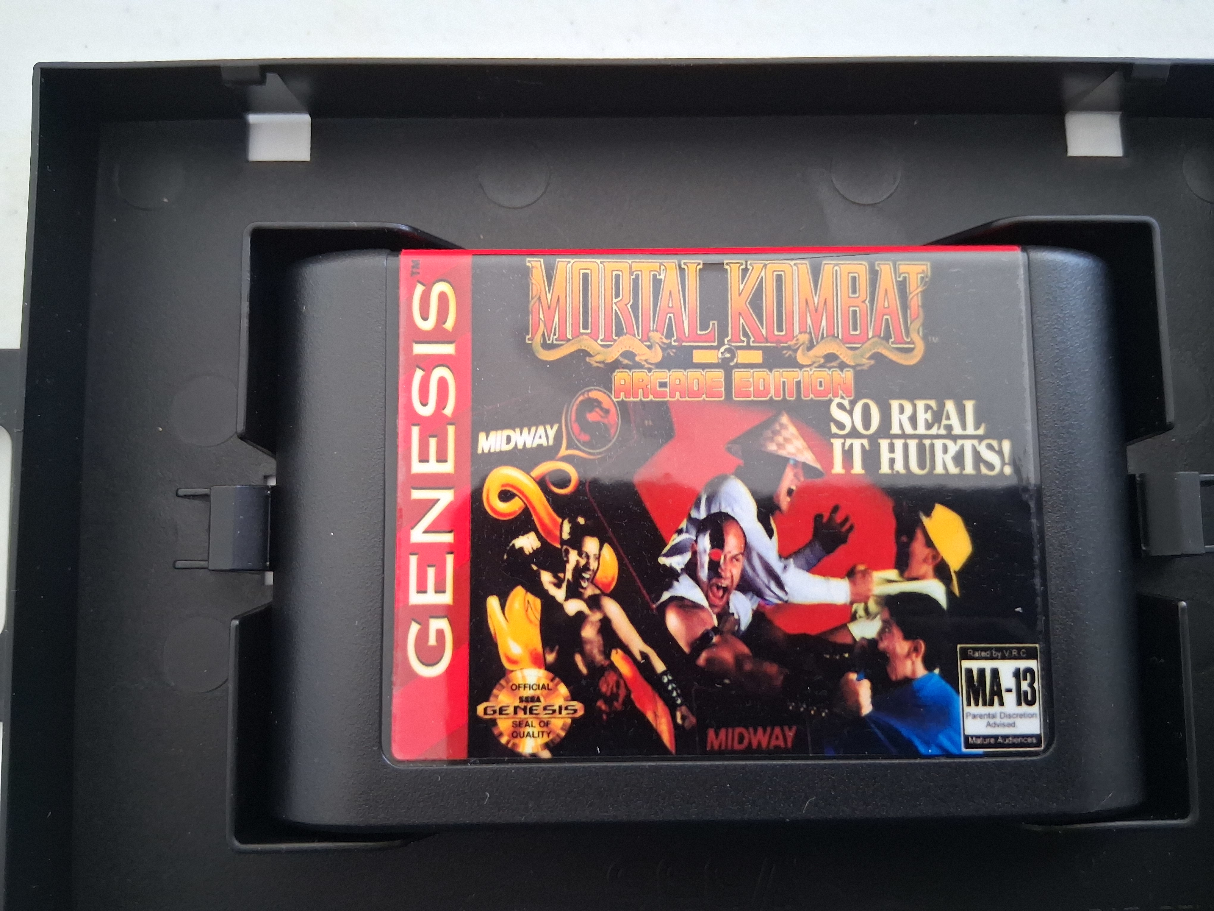 Mortal Kombat Arcade Edition Version 2.0  - Sega Genesis