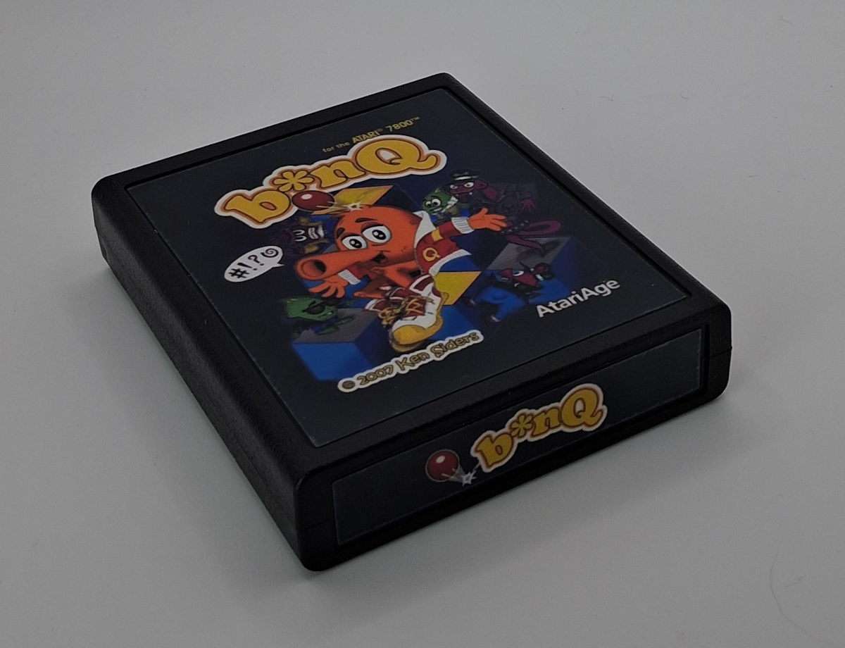 b*nQ – Atari 7800 and 7800+ Game Cartridge NTSC