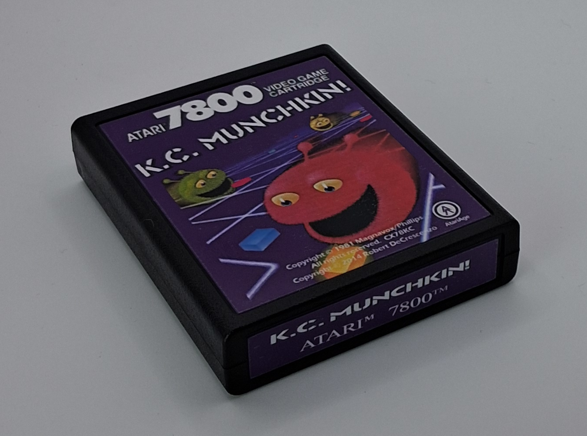 KC Munchkin – Atari 7800 and 7800+ Game Cartridge NTSC