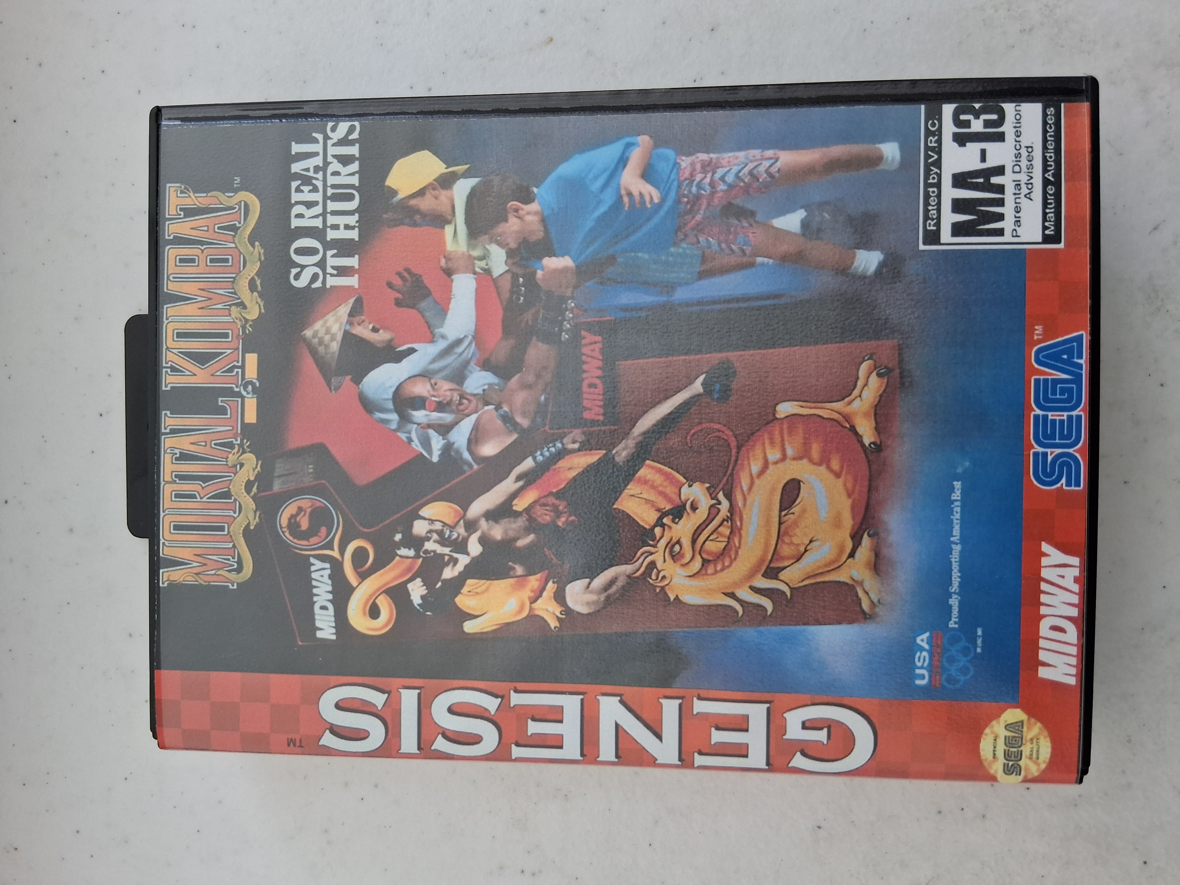 Mortal Kombat Arcade Edition Version 2.0  - Sega Genesis