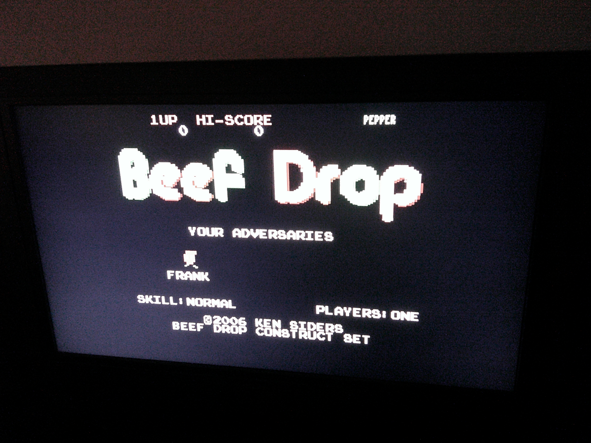 Beef Drop - Atari 7800 & Atari 7800+ Game Cartridge NTSC