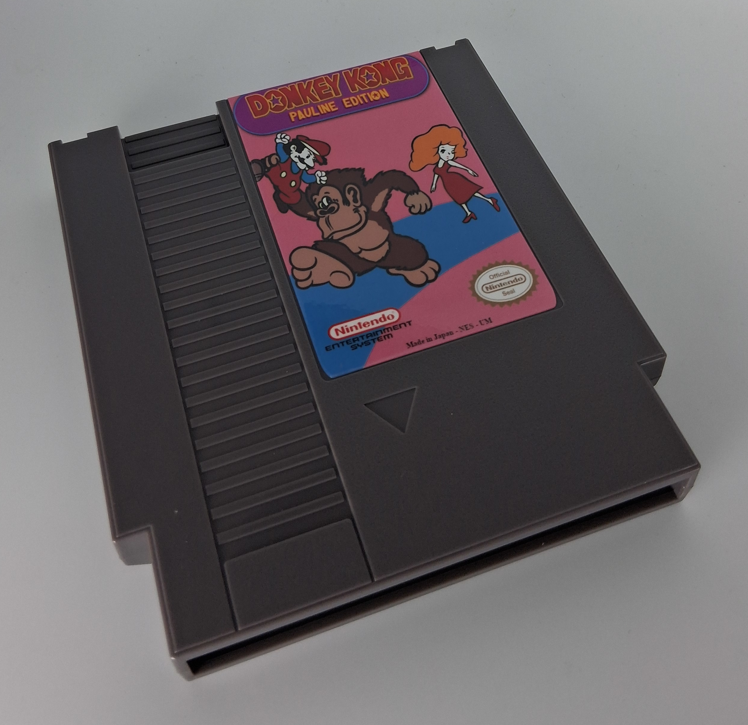 Donkey Kong Pauline Edition HACK - NES Game Cartridge NTSC