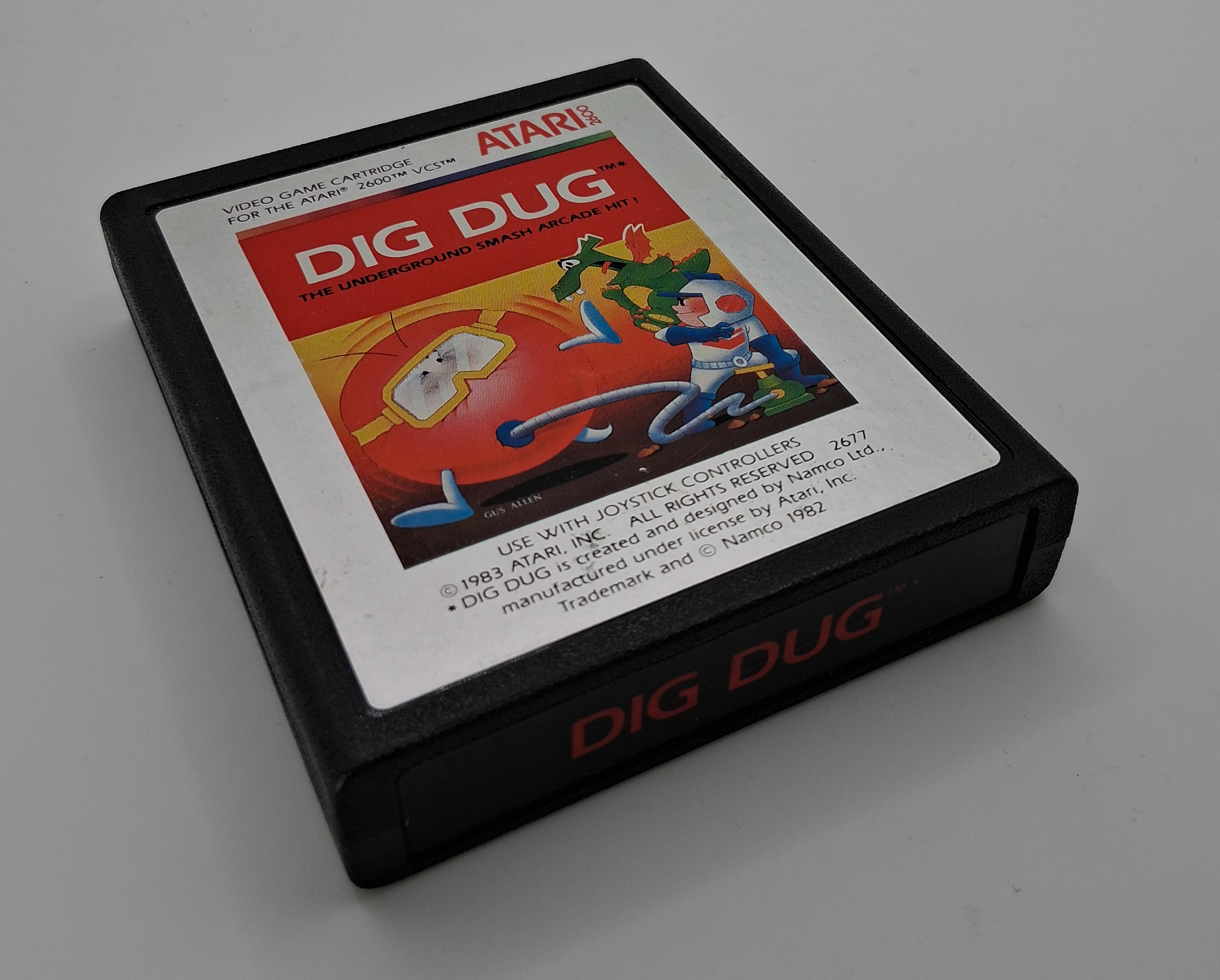 Dig Dug - Atari 2600 & Atari 2600+ Cartridge NTSC