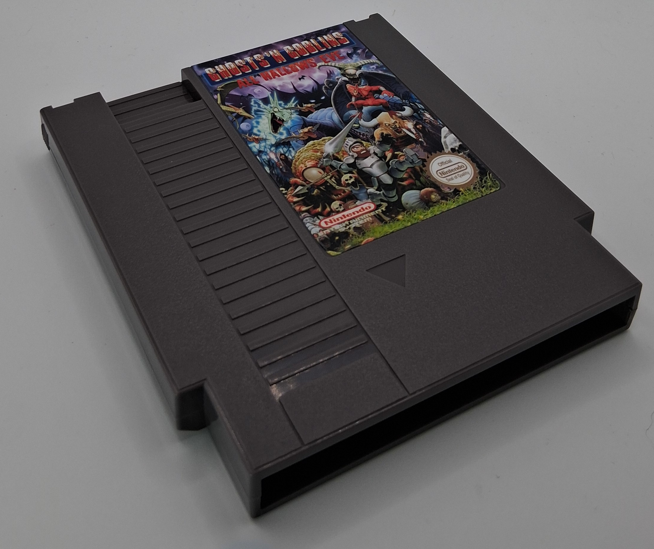 Ghosts 'n Goblins All Hallows Eve NES Hack - NES Game Cartridge NTSC